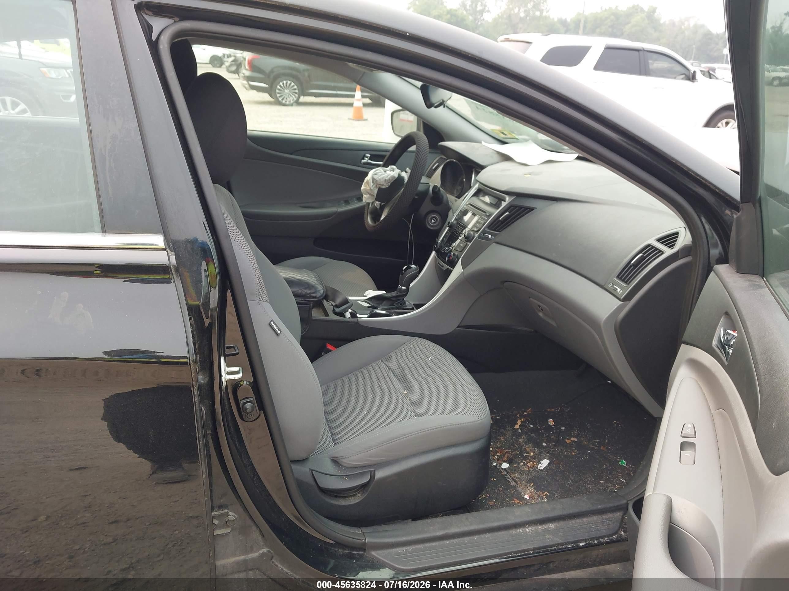 2013 Hyundai Sonata Gls Black vin: 5NPEB4AC2DH552429