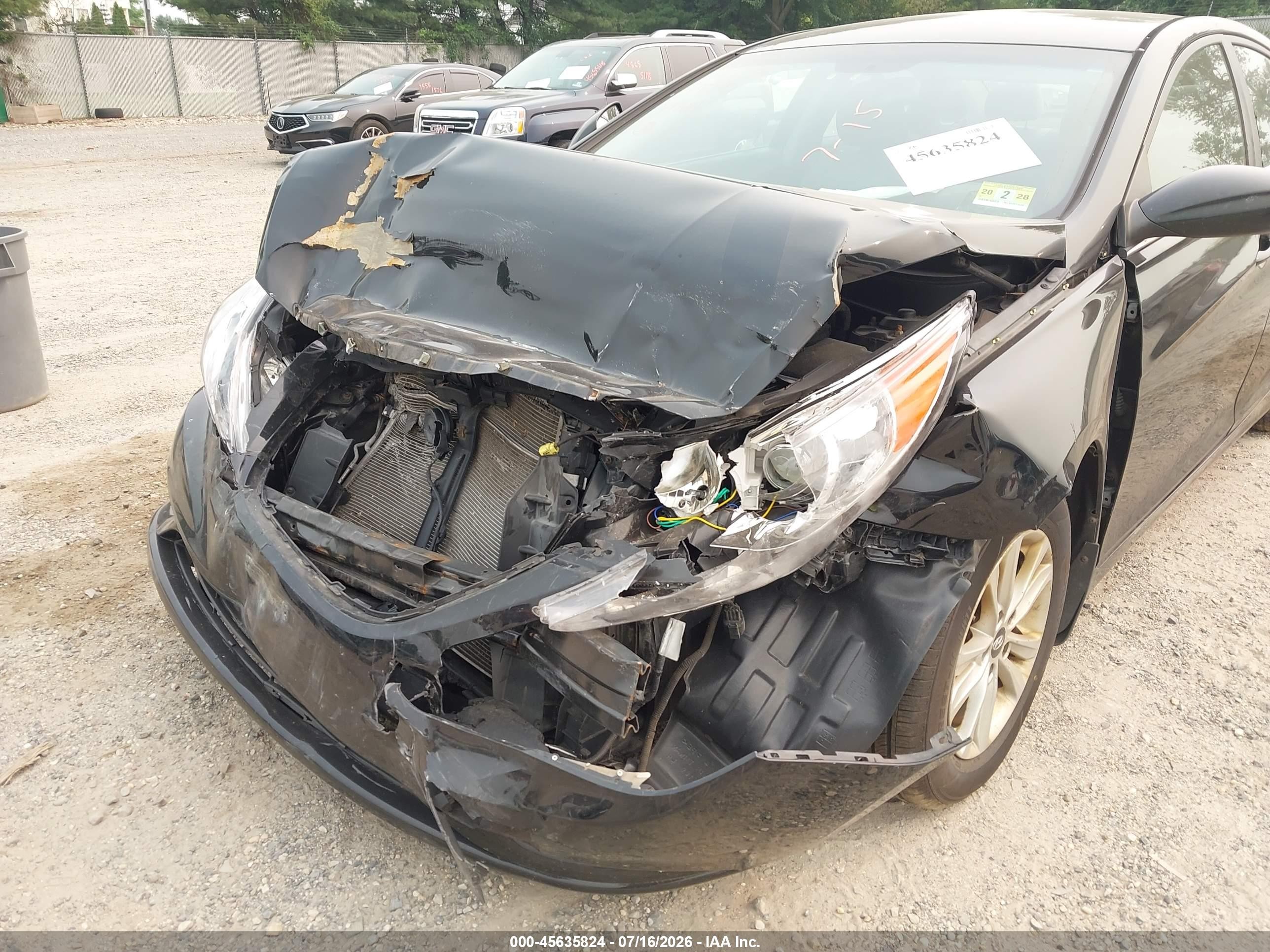 2013 Hyundai Sonata Gls Black vin: 5NPEB4AC2DH552429