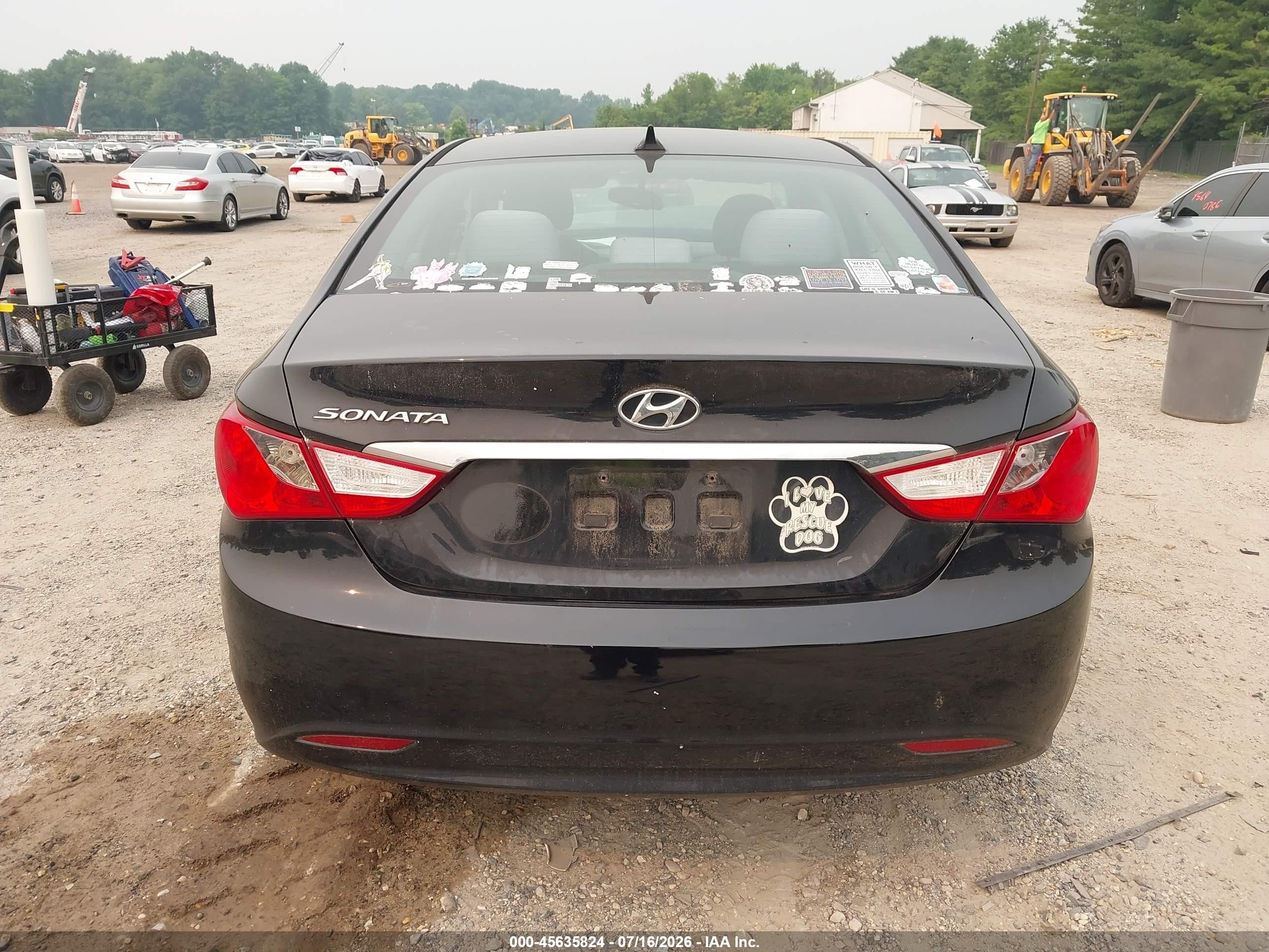 2013 Hyundai Sonata Gls Black vin: 5NPEB4AC2DH552429