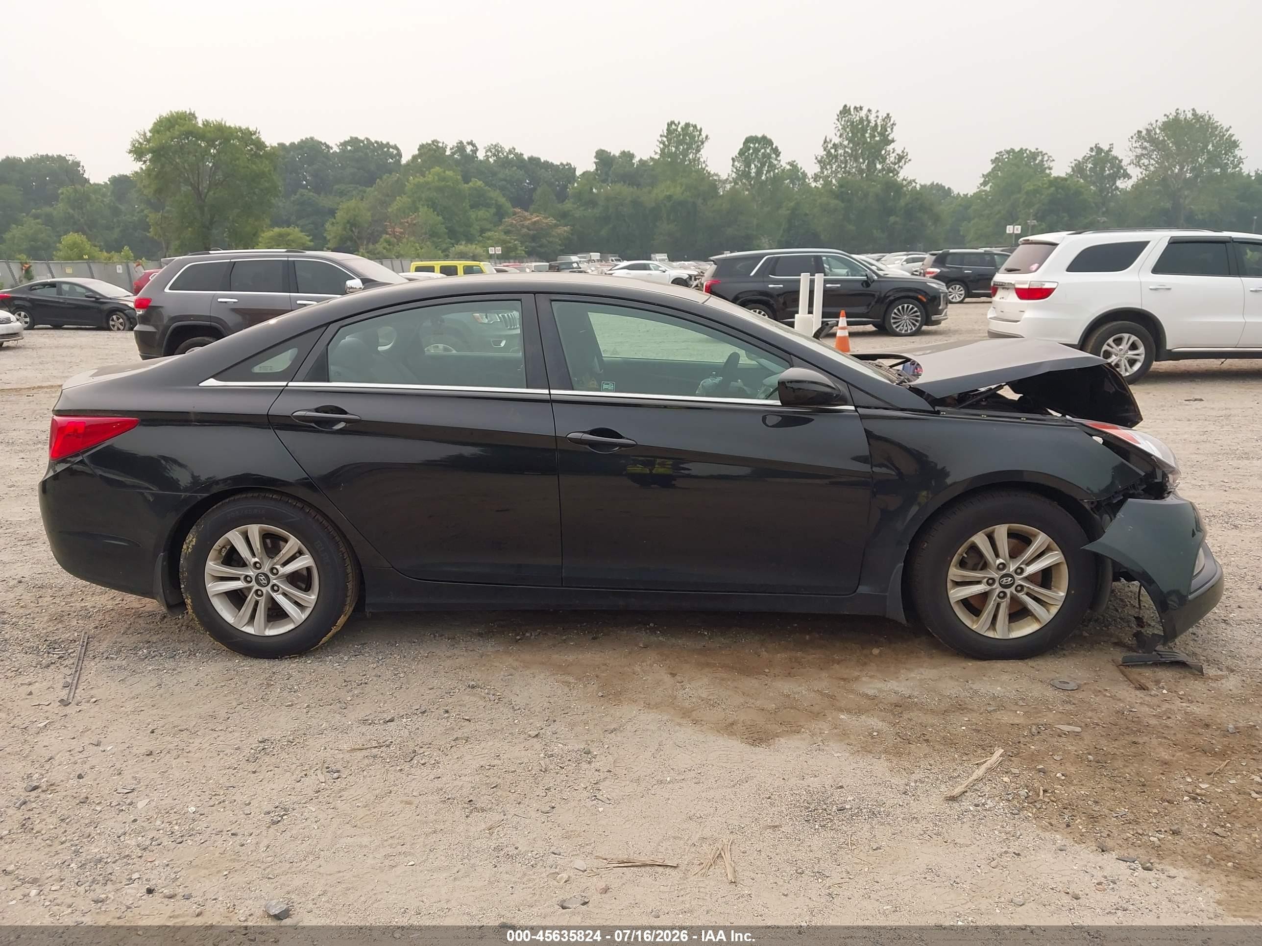 2013 Hyundai Sonata Gls Black vin: 5NPEB4AC2DH552429
