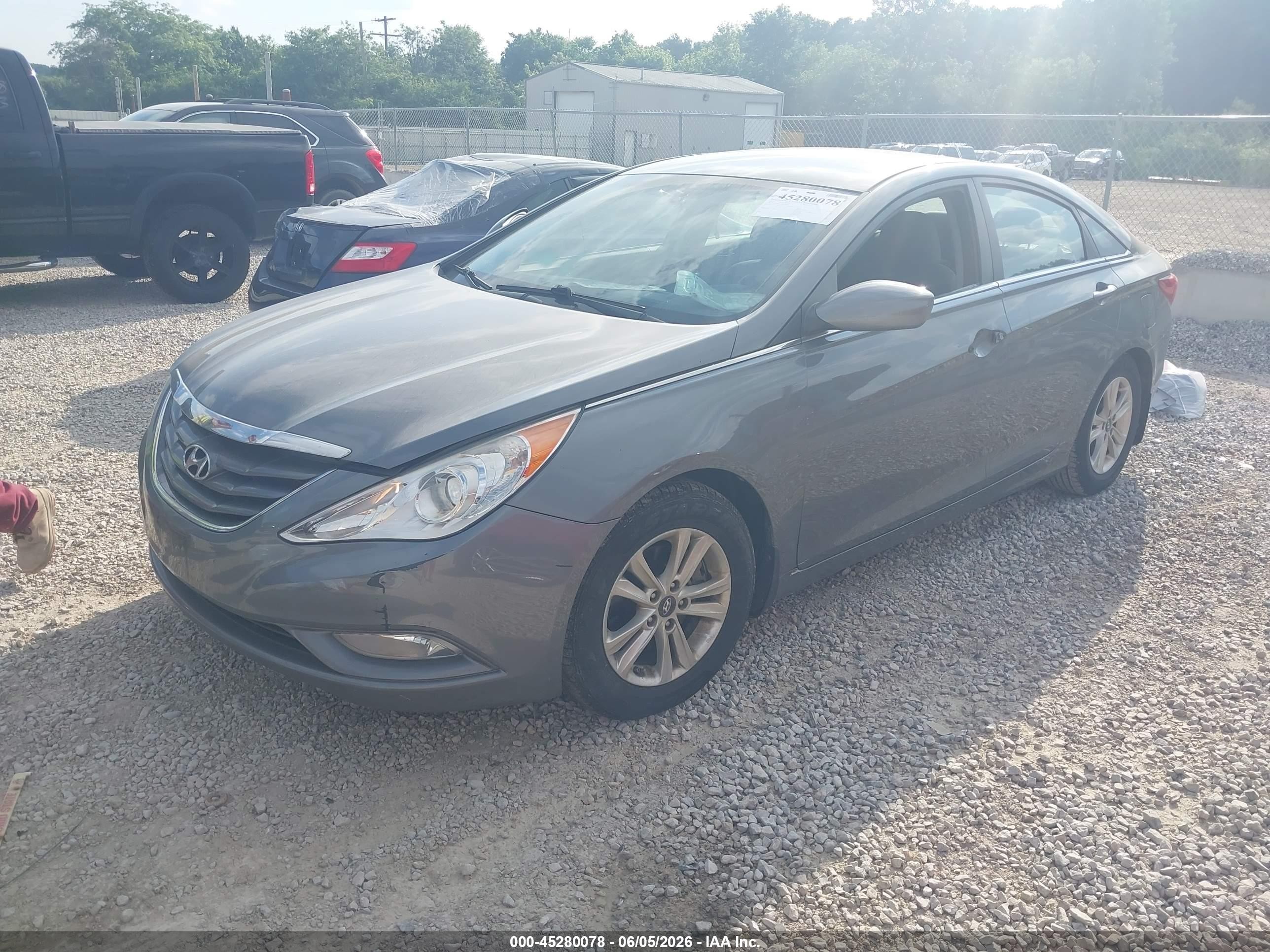 2013 Hyundai Sonata Gls Gray vin: 5NPEB4AC2DH560093