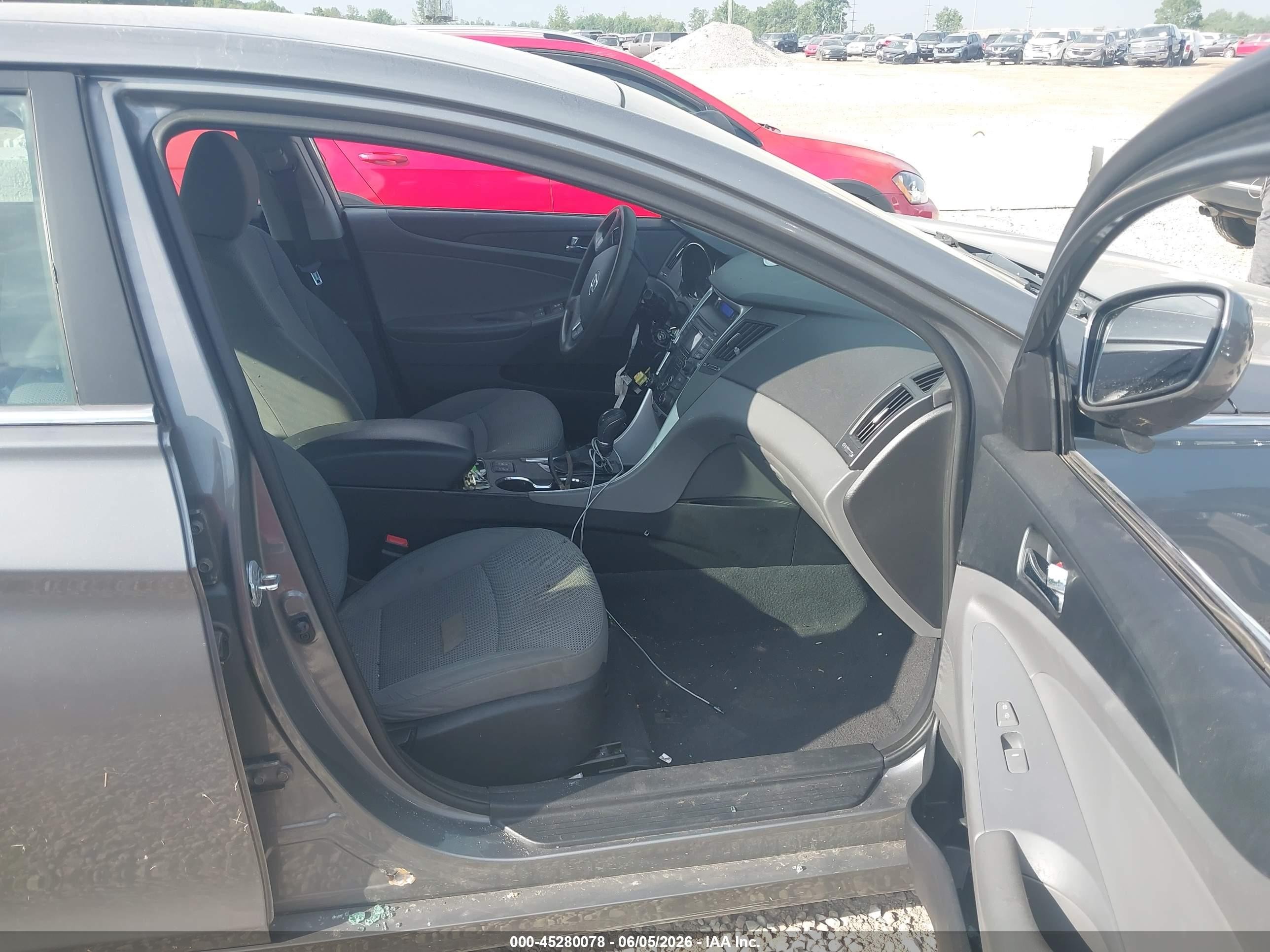 2013 Hyundai Sonata Gls Gray vin: 5NPEB4AC2DH560093