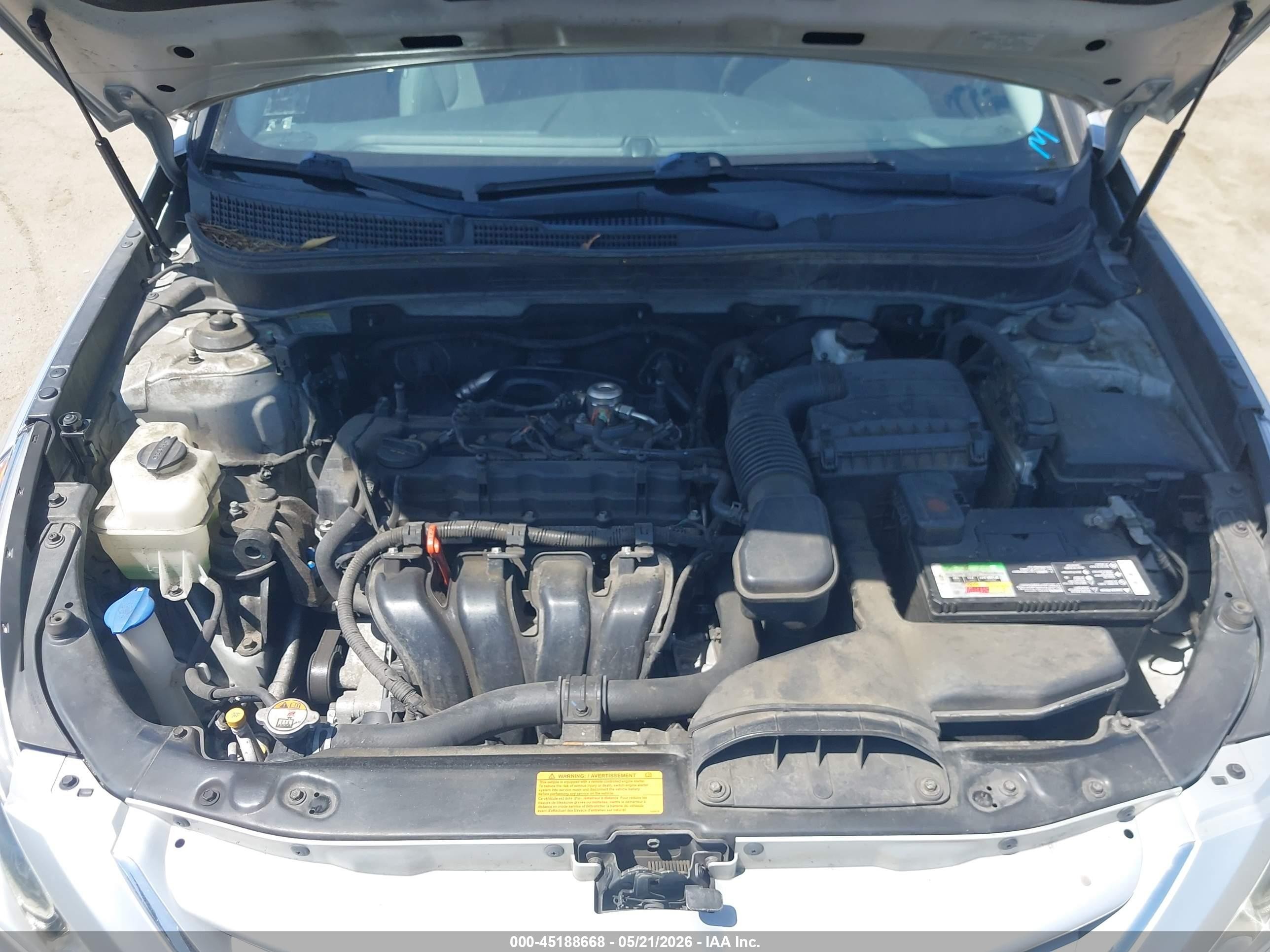 2013 Hyundai Sonata Gls Silver vin: 5NPEB4AC2DH563799