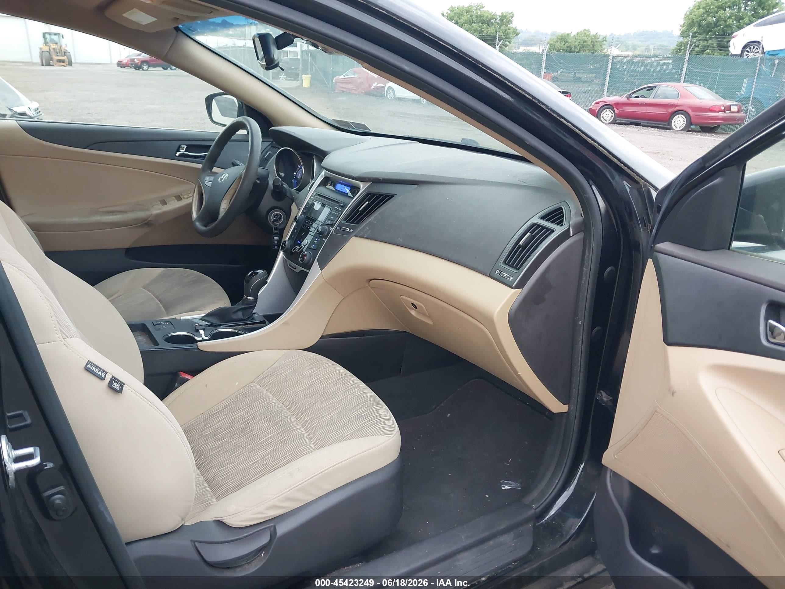2013 Hyundai Sonata Gls Black vin: 5NPEB4AC2DH565620