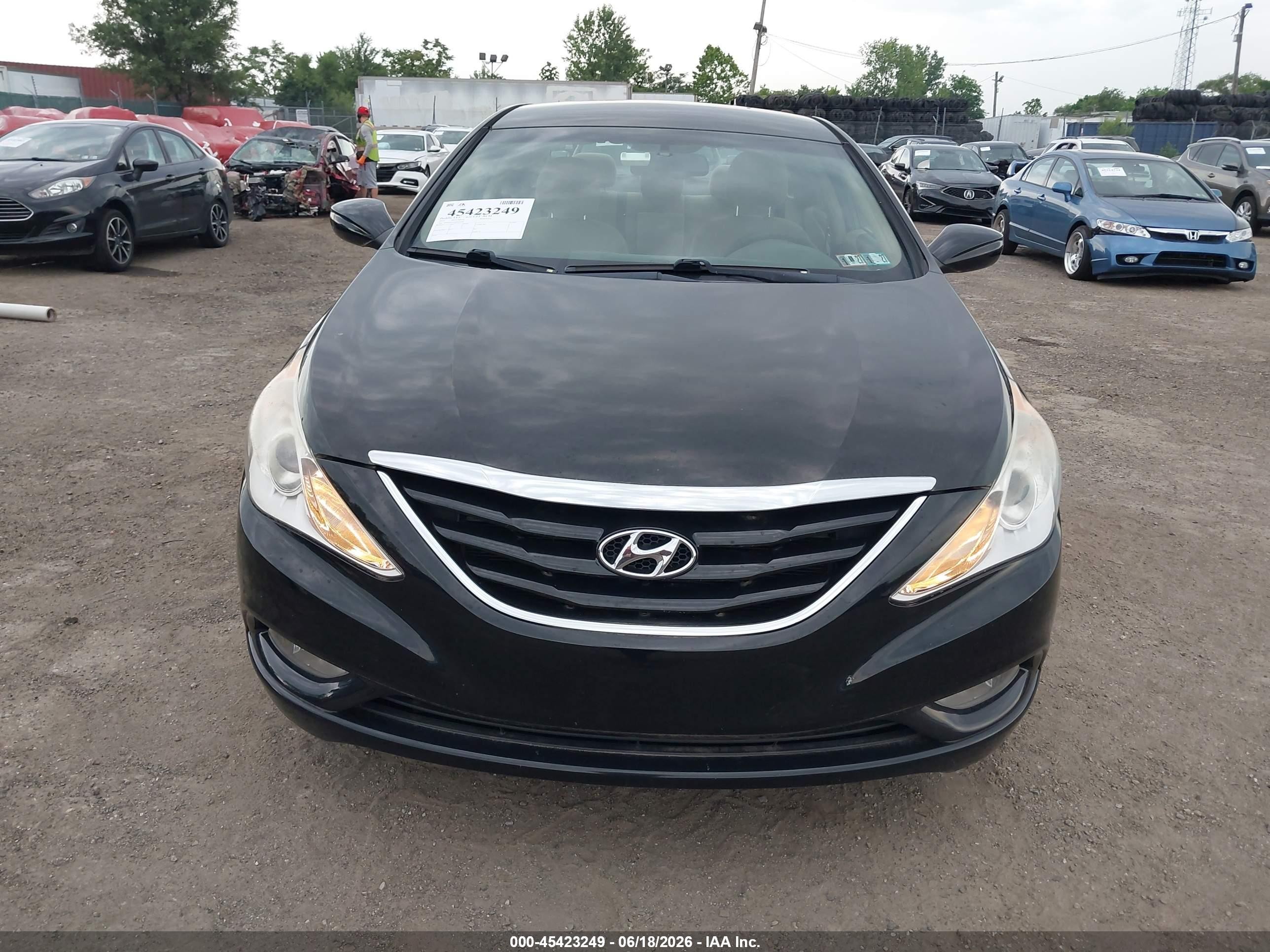 2013 Hyundai Sonata Gls Black vin: 5NPEB4AC2DH565620