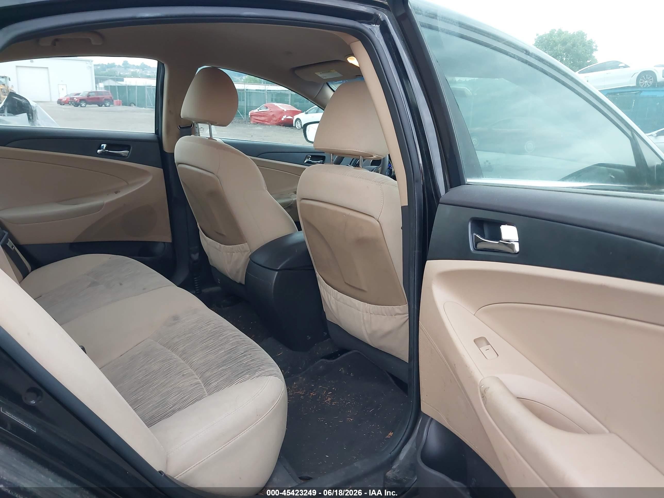 2013 Hyundai Sonata Gls Black vin: 5NPEB4AC2DH565620