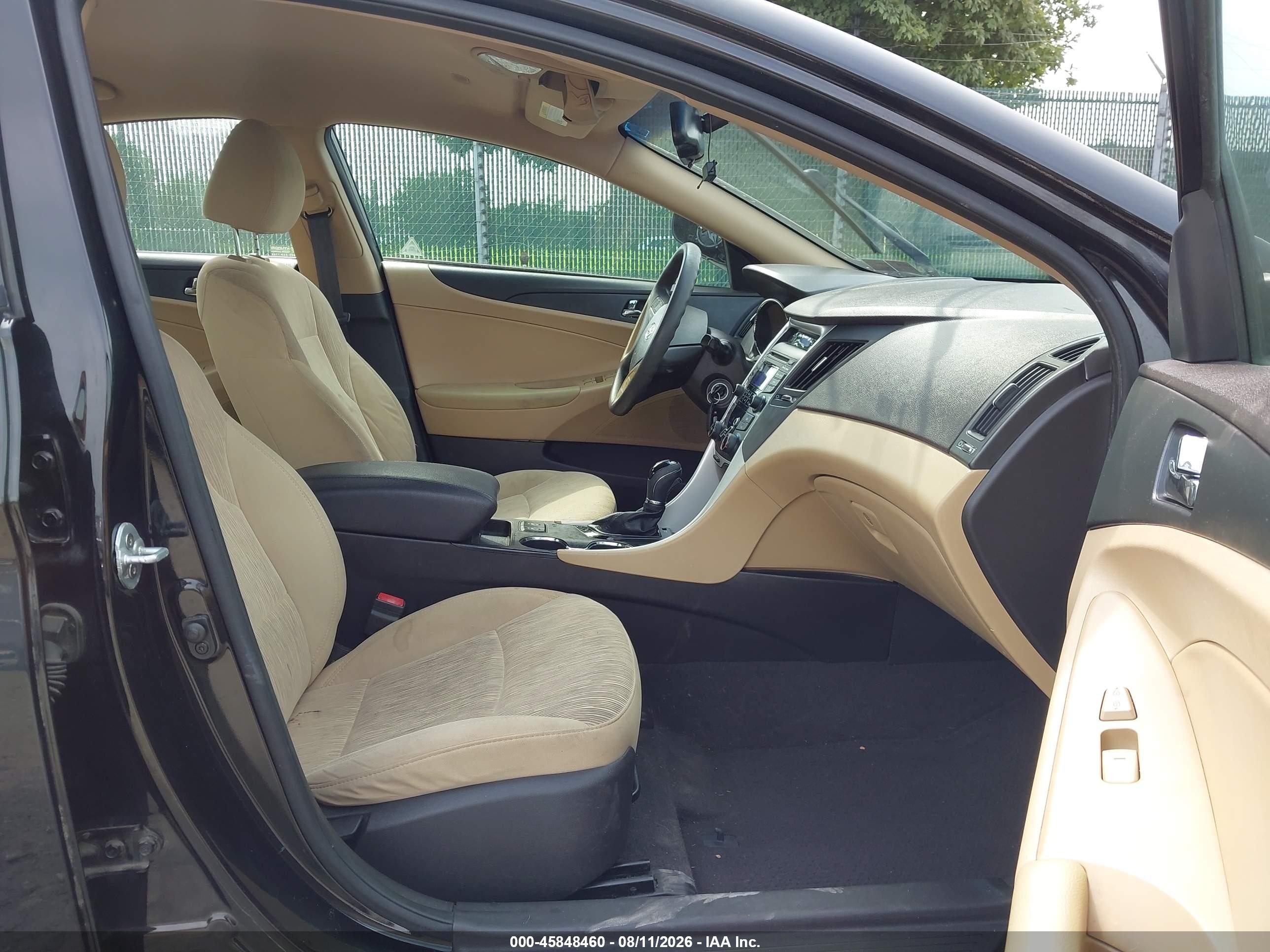 2013 Hyundai Sonata Gls Black vin: 5NPEB4AC2DH565620