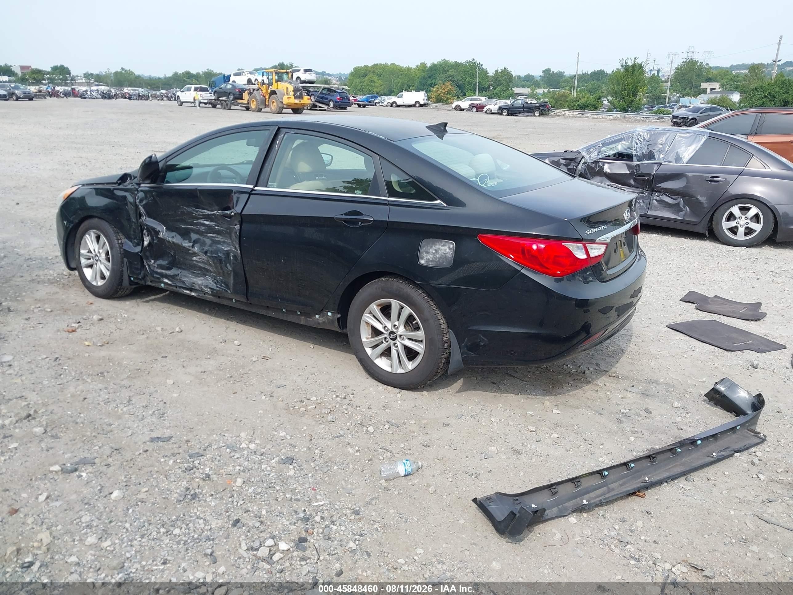 2013 Hyundai Sonata Gls Black vin: 5NPEB4AC2DH565620