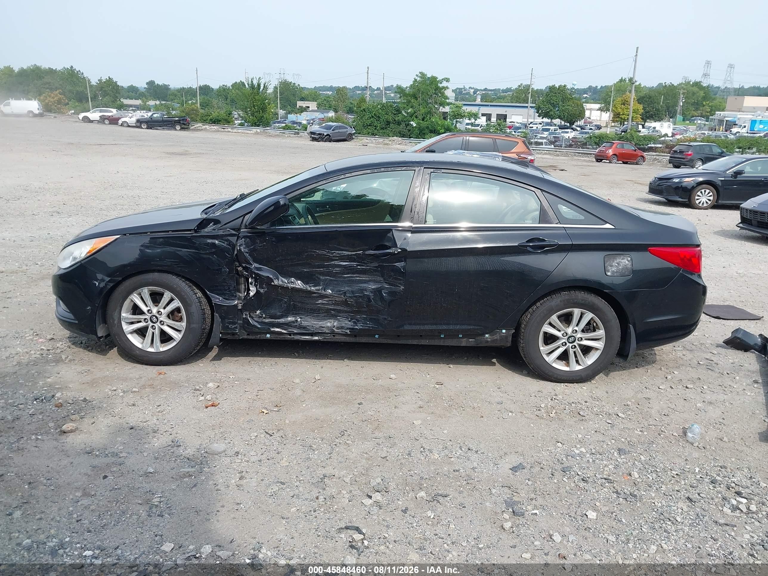 2013 Hyundai Sonata Gls Black vin: 5NPEB4AC2DH565620