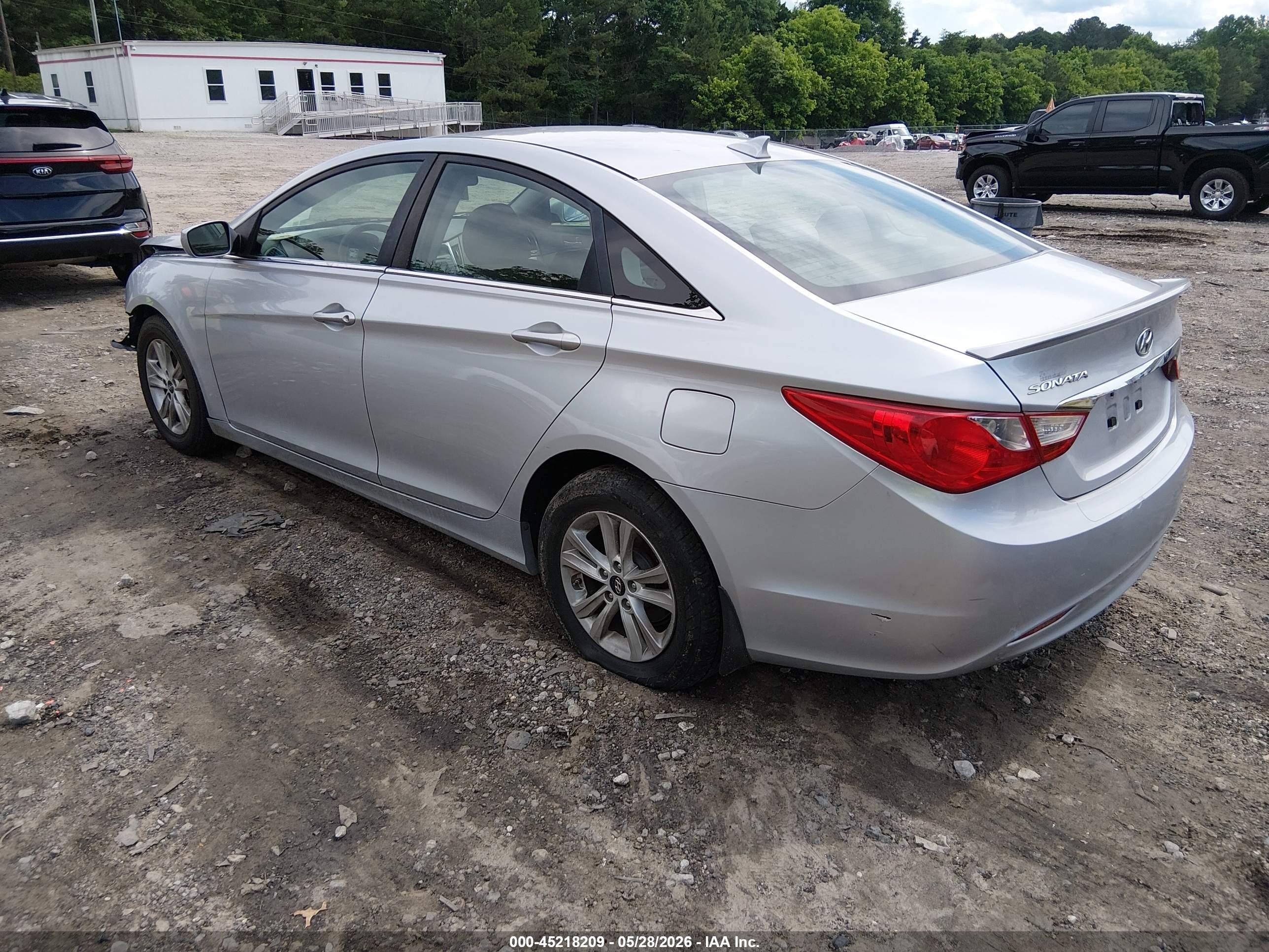 2013 Hyundai Sonata Gls Silver vin: 5NPEB4AC2DH566394