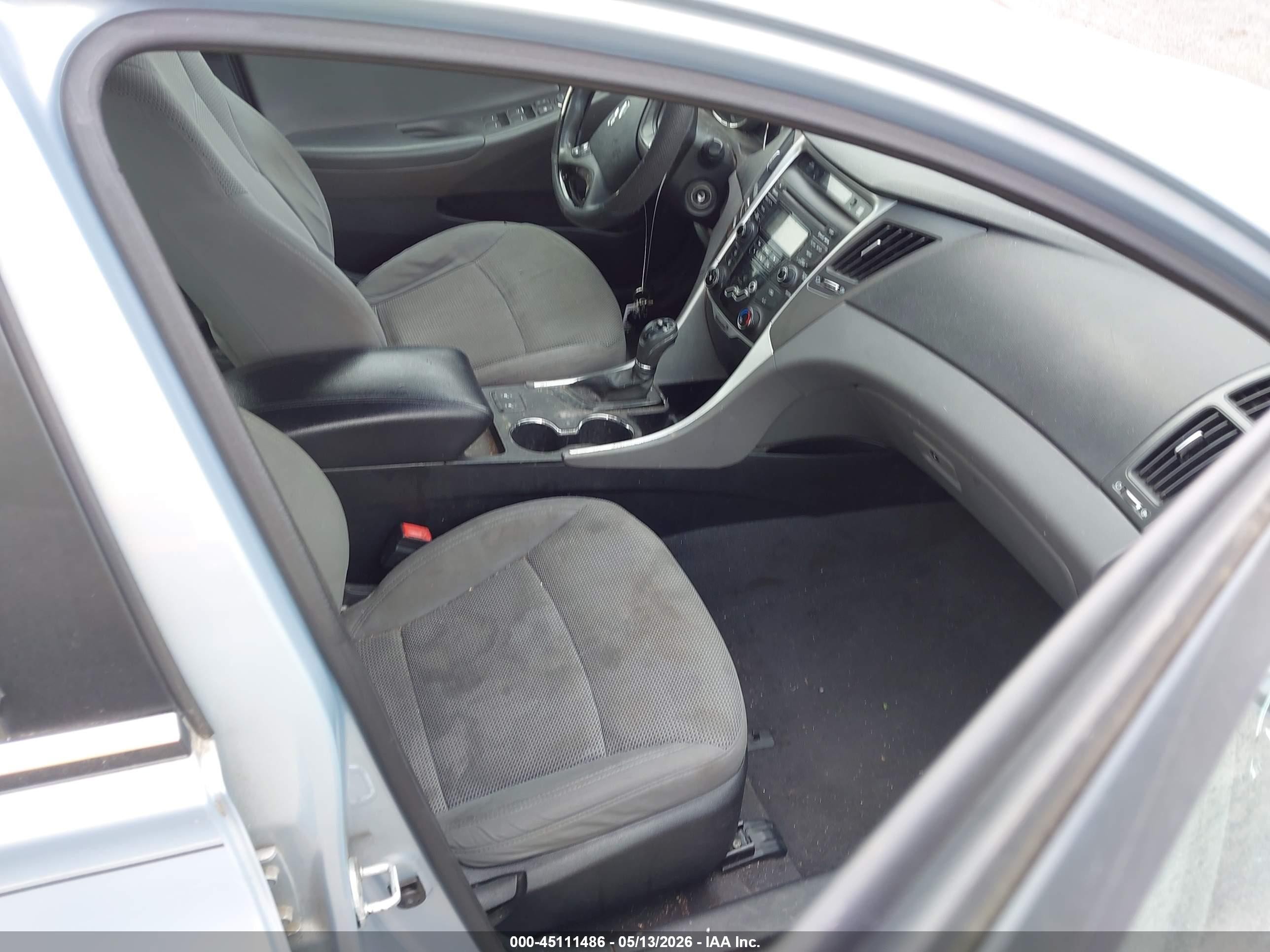 2013 Hyundai Sonata Gls Light Blue vin: 5NPEB4AC2DH566895