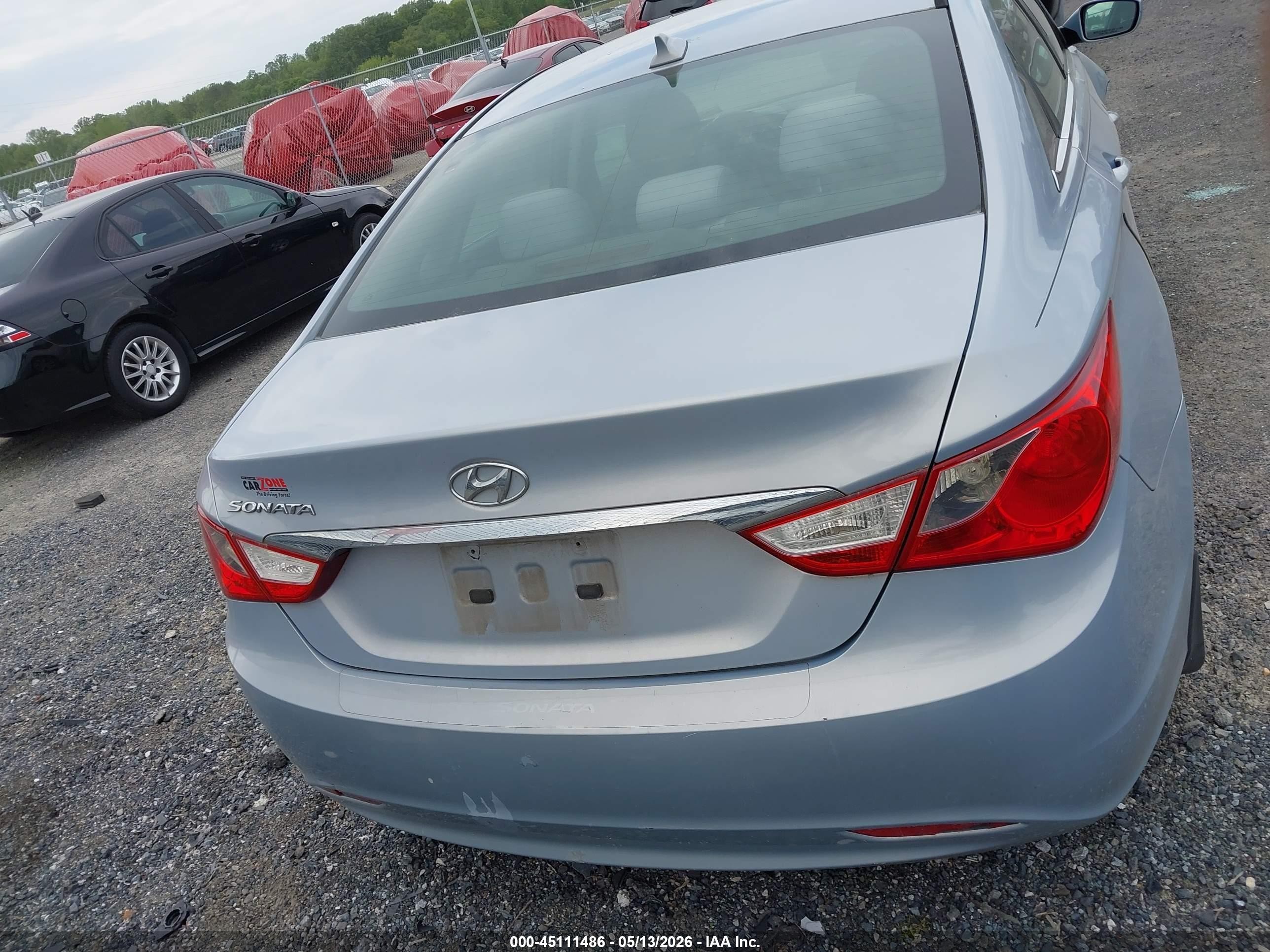 2013 Hyundai Sonata Gls Light Blue vin: 5NPEB4AC2DH566895