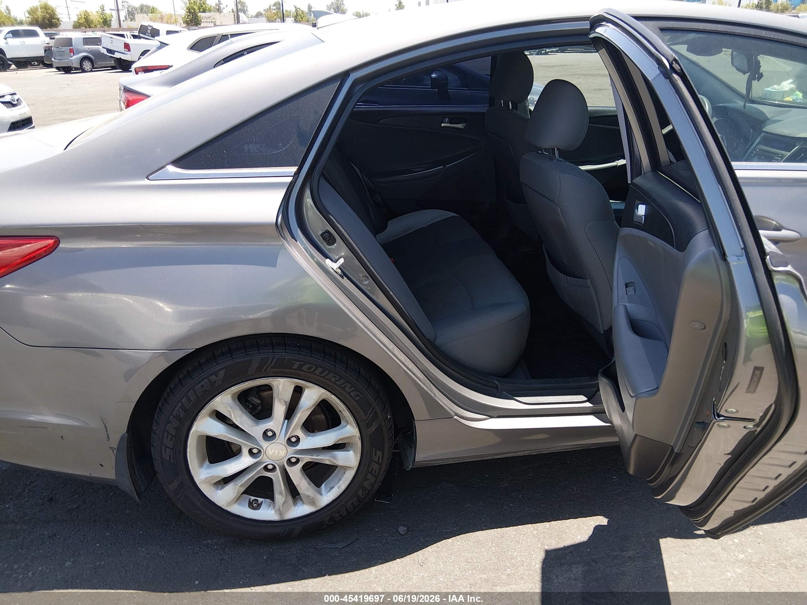 2013 Hyundai Sonata Gls Gray vin: 5NPEB4AC2DH567402