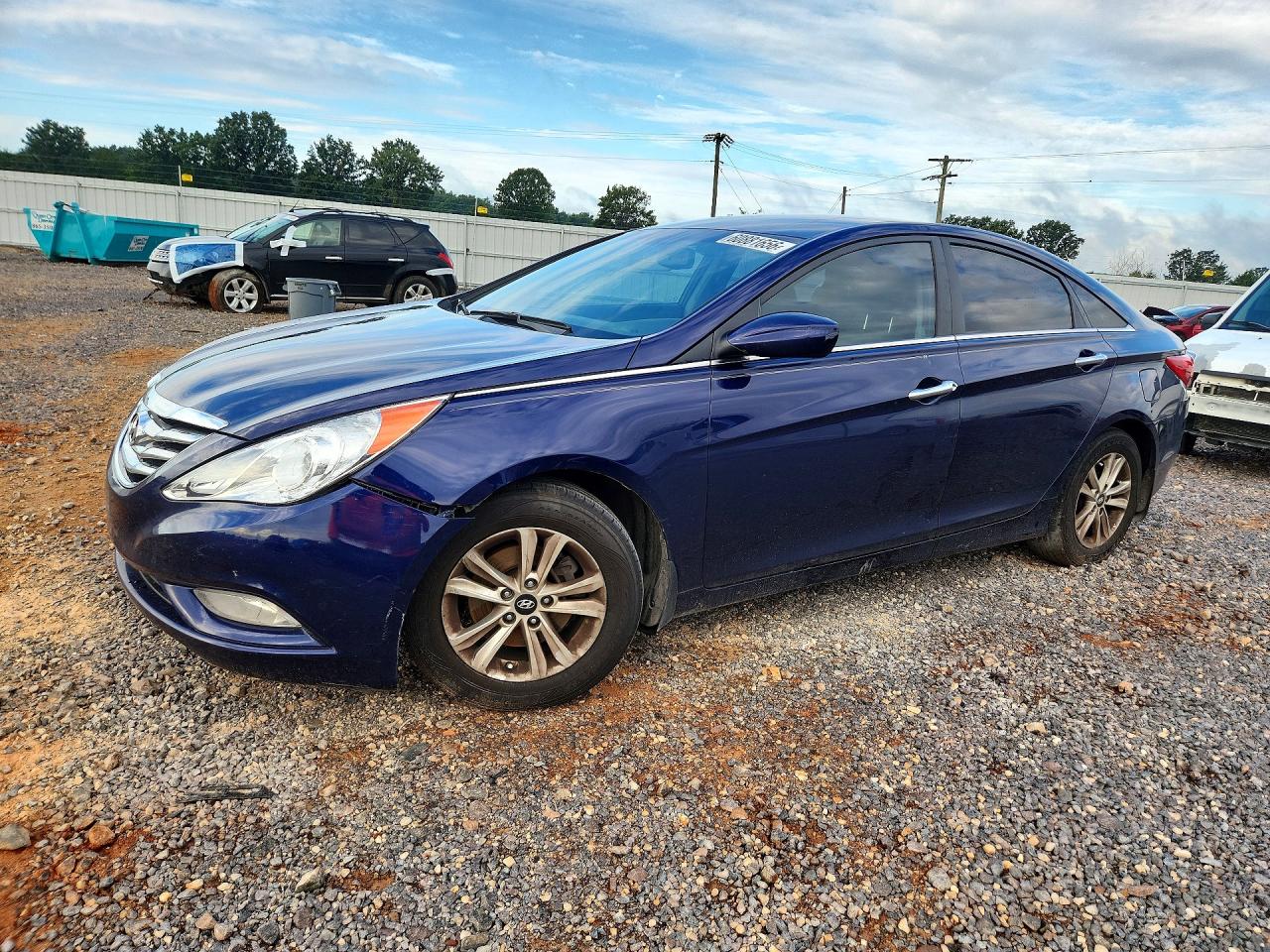 2013 Hyundai Sonata Gls Blue vin: 5NPEB4AC2DH577329