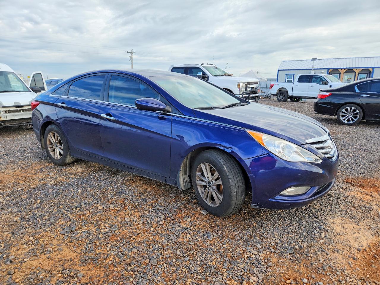 2013 Hyundai Sonata Gls Синий vin: 5NPEB4AC2DH577329