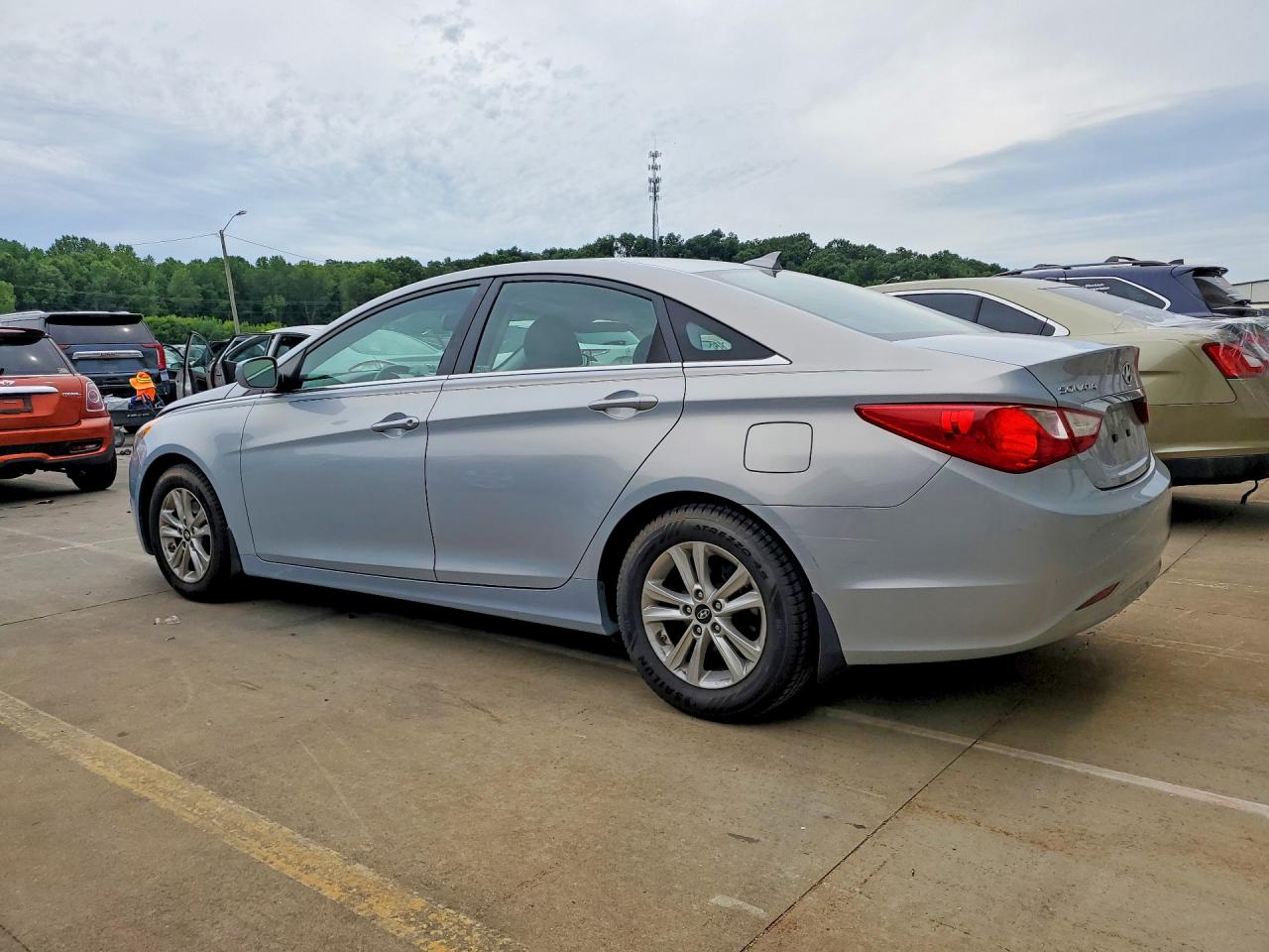 2013 Hyundai Sonata Gls Бирюзовый vin: 5NPEB4AC2DH587164