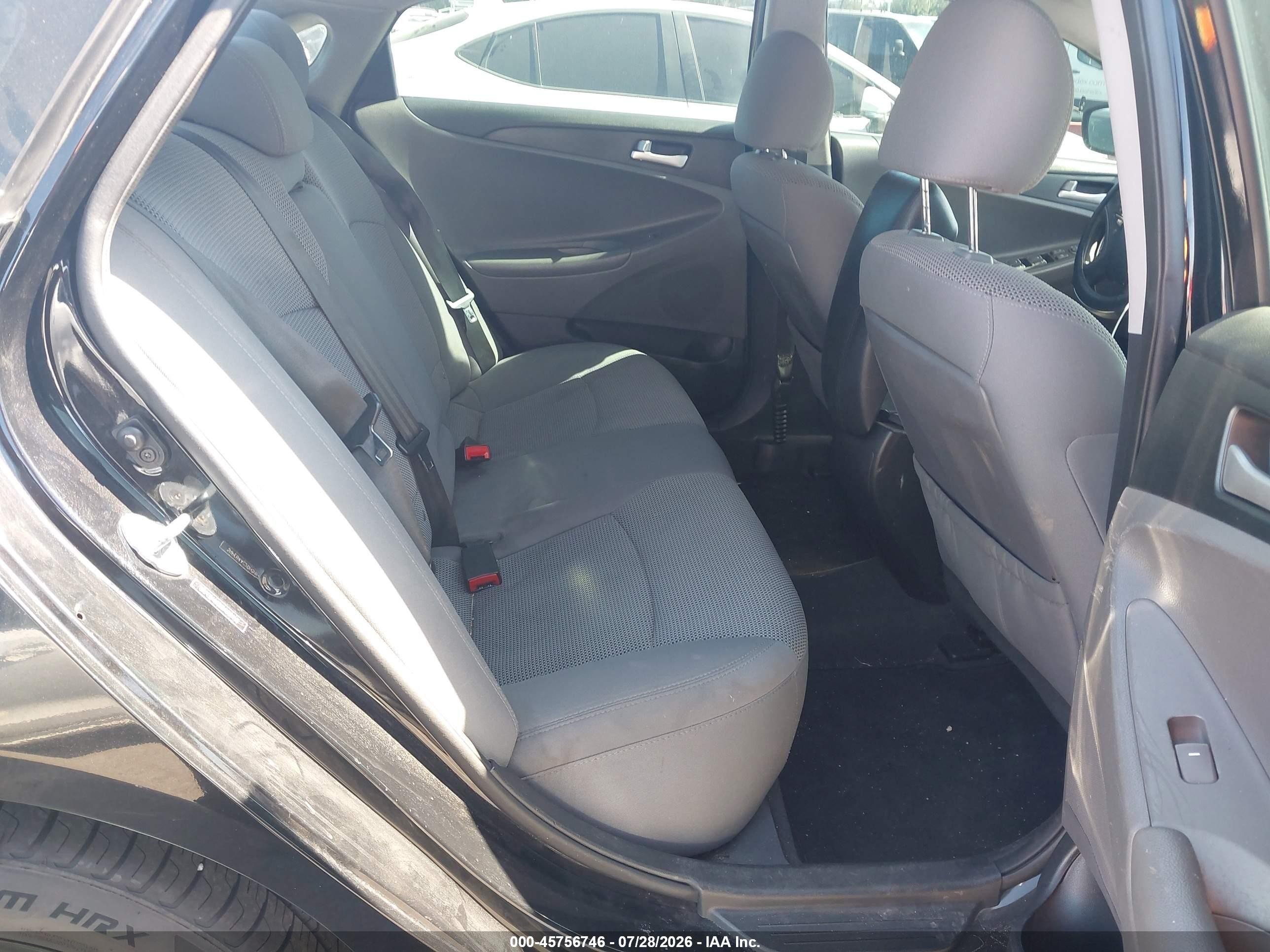 2013 Hyundai Sonata Gls Black vin: 5NPEB4AC2DH594115