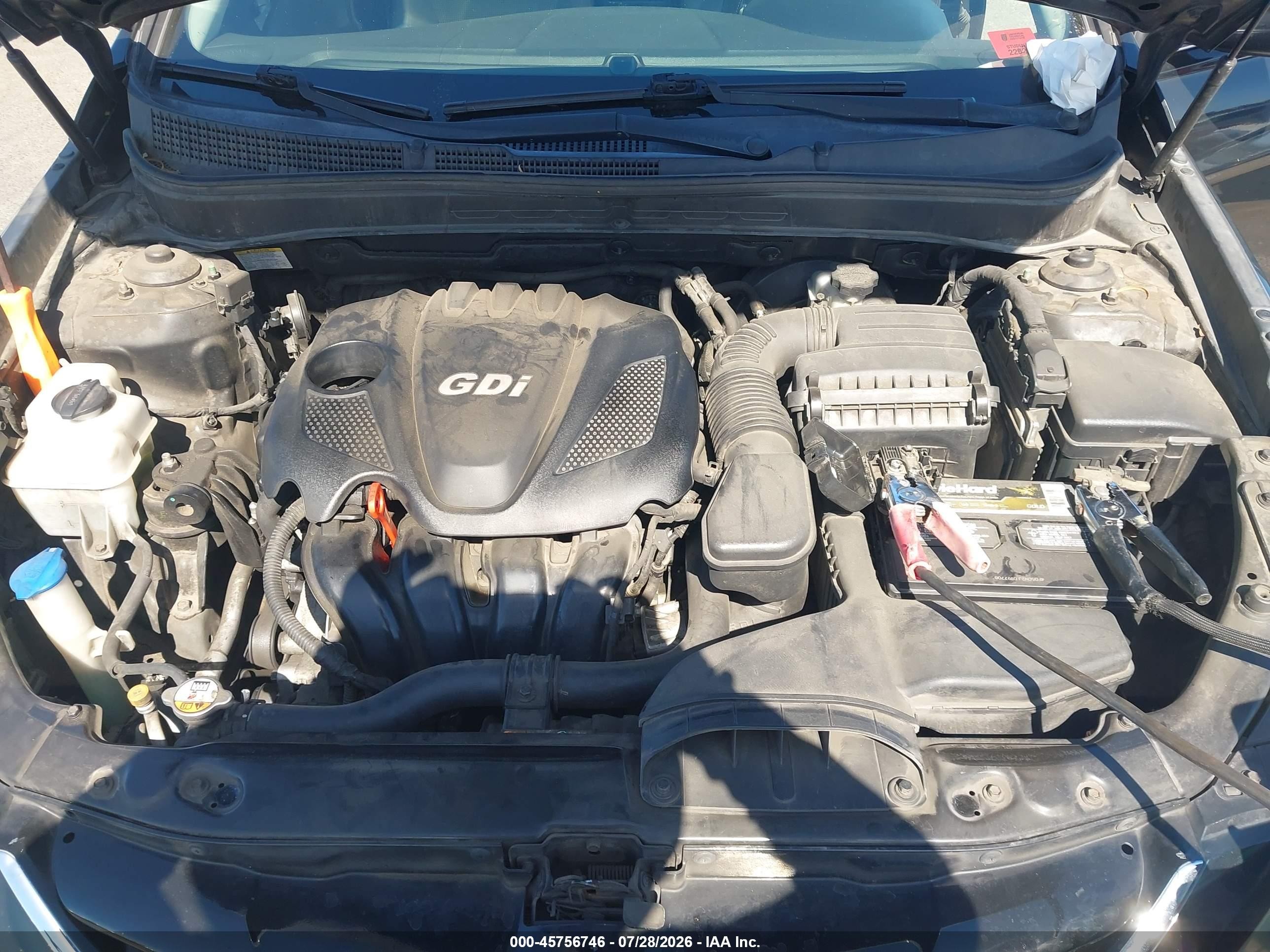 2013 Hyundai Sonata Gls Black vin: 5NPEB4AC2DH594115