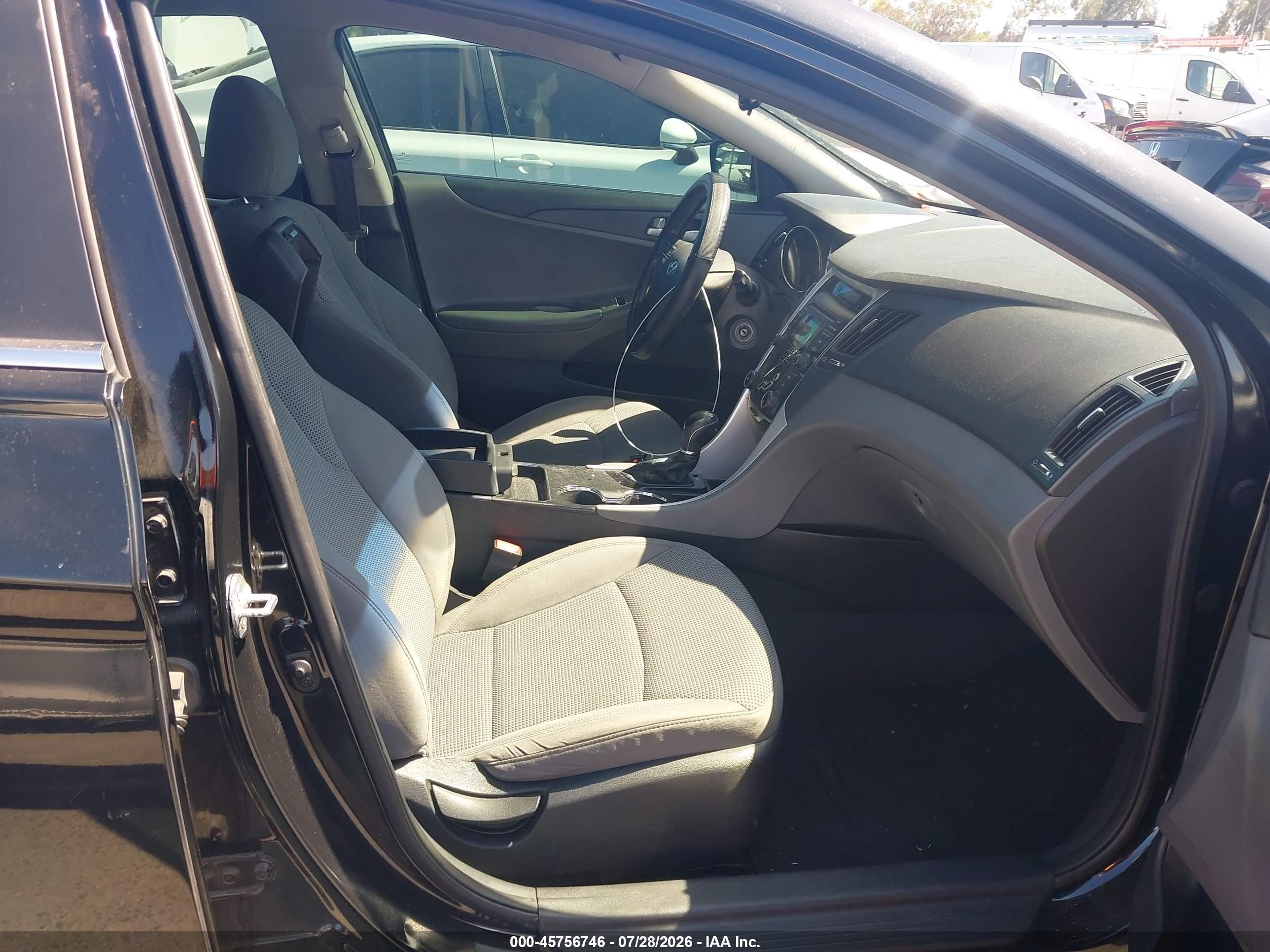 2013 Hyundai Sonata Gls Black vin: 5NPEB4AC2DH594115