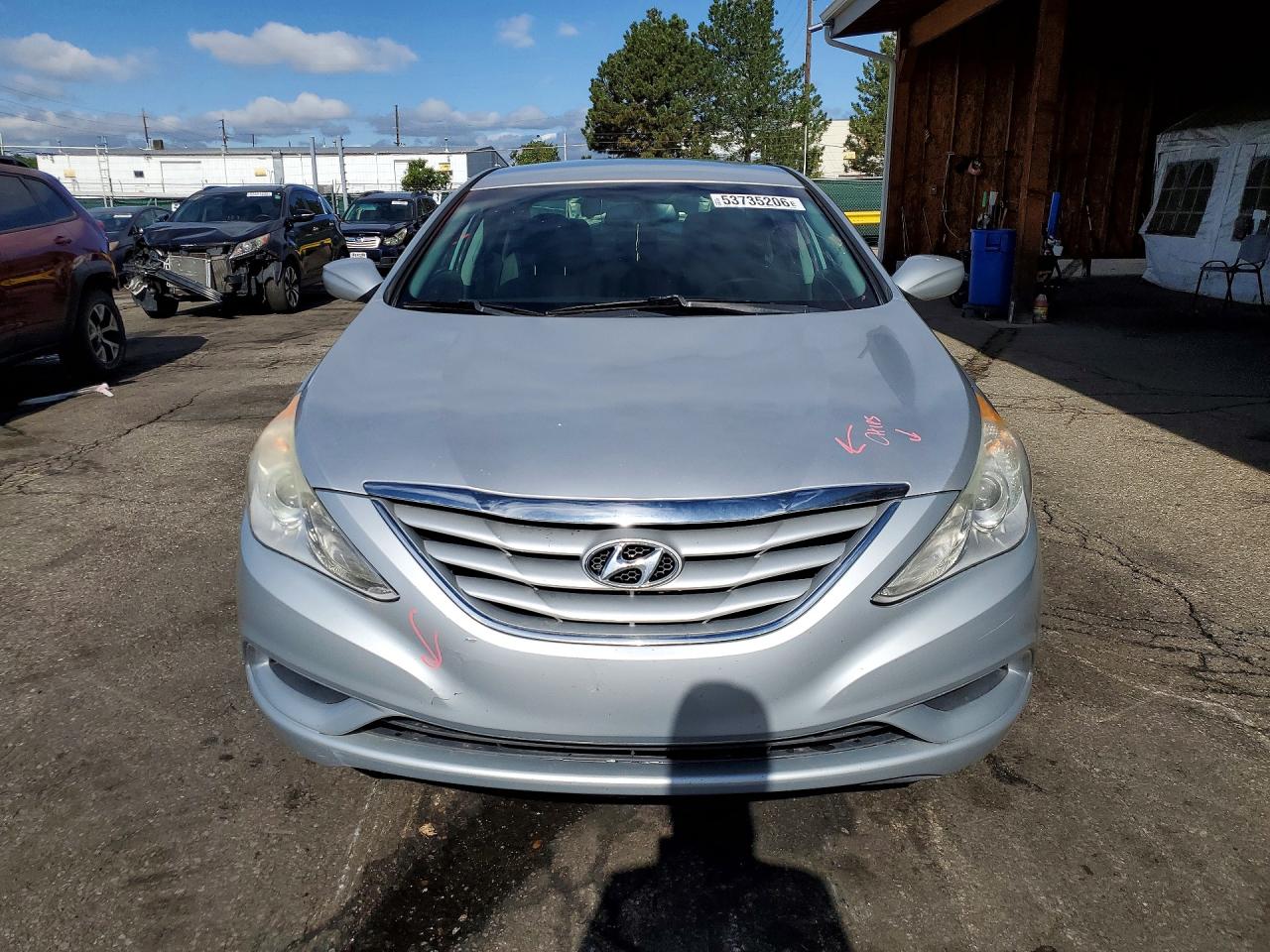 2013 Hyundai Sonata Gls Серебряный vin: 5NPEB4AC2DH603444