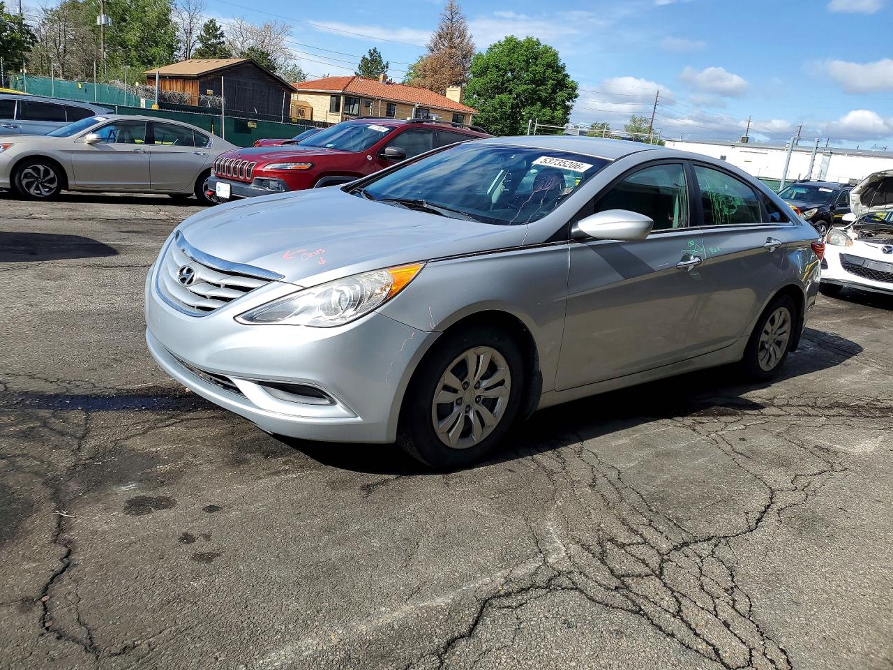 2013 Hyundai Sonata Gls Серебряный vin: 5NPEB4AC2DH603444