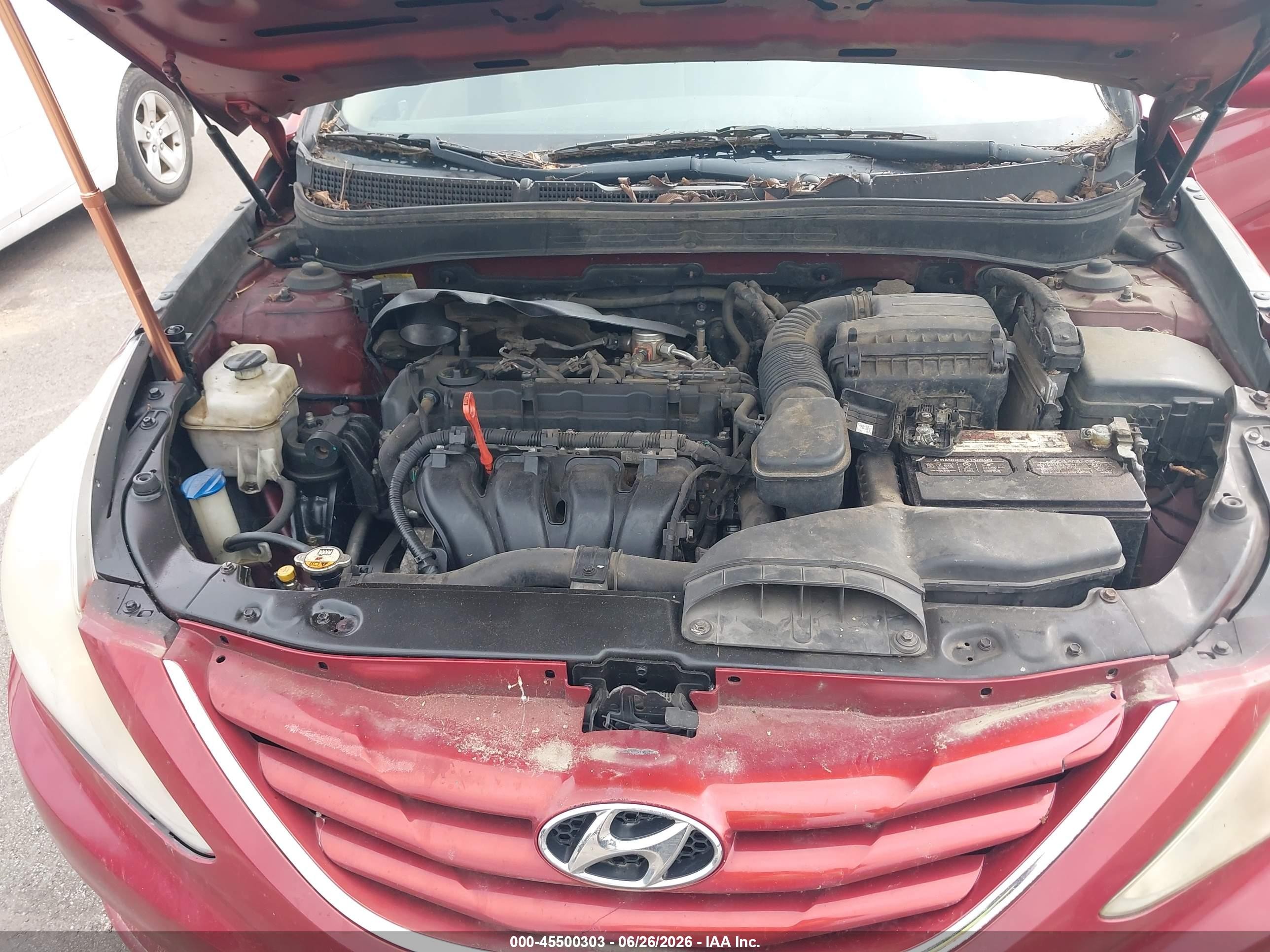 2013 Hyundai Sonata Gls Red vin: 5NPEB4AC2DH604321