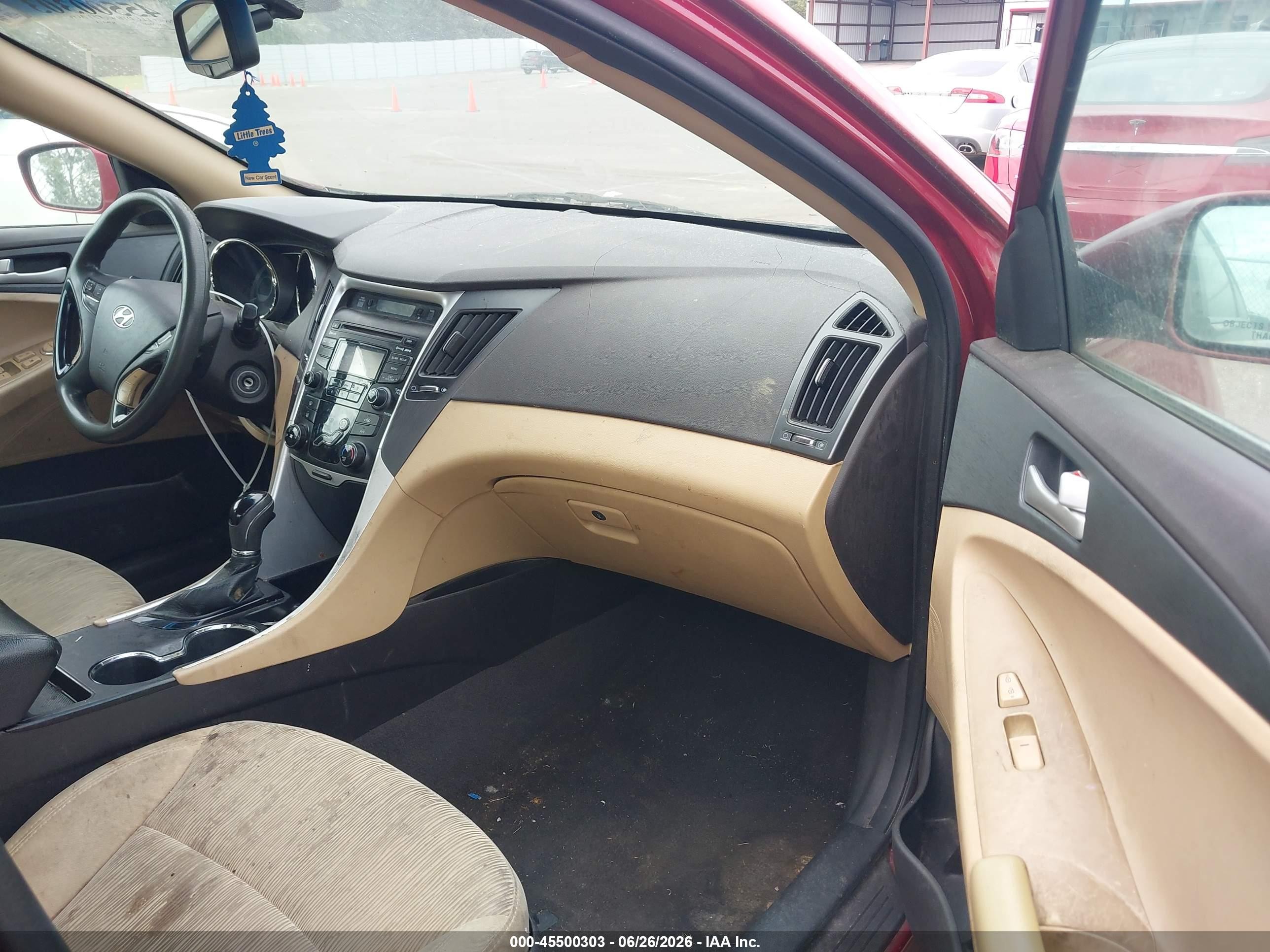 2013 Hyundai Sonata Gls Red vin: 5NPEB4AC2DH604321