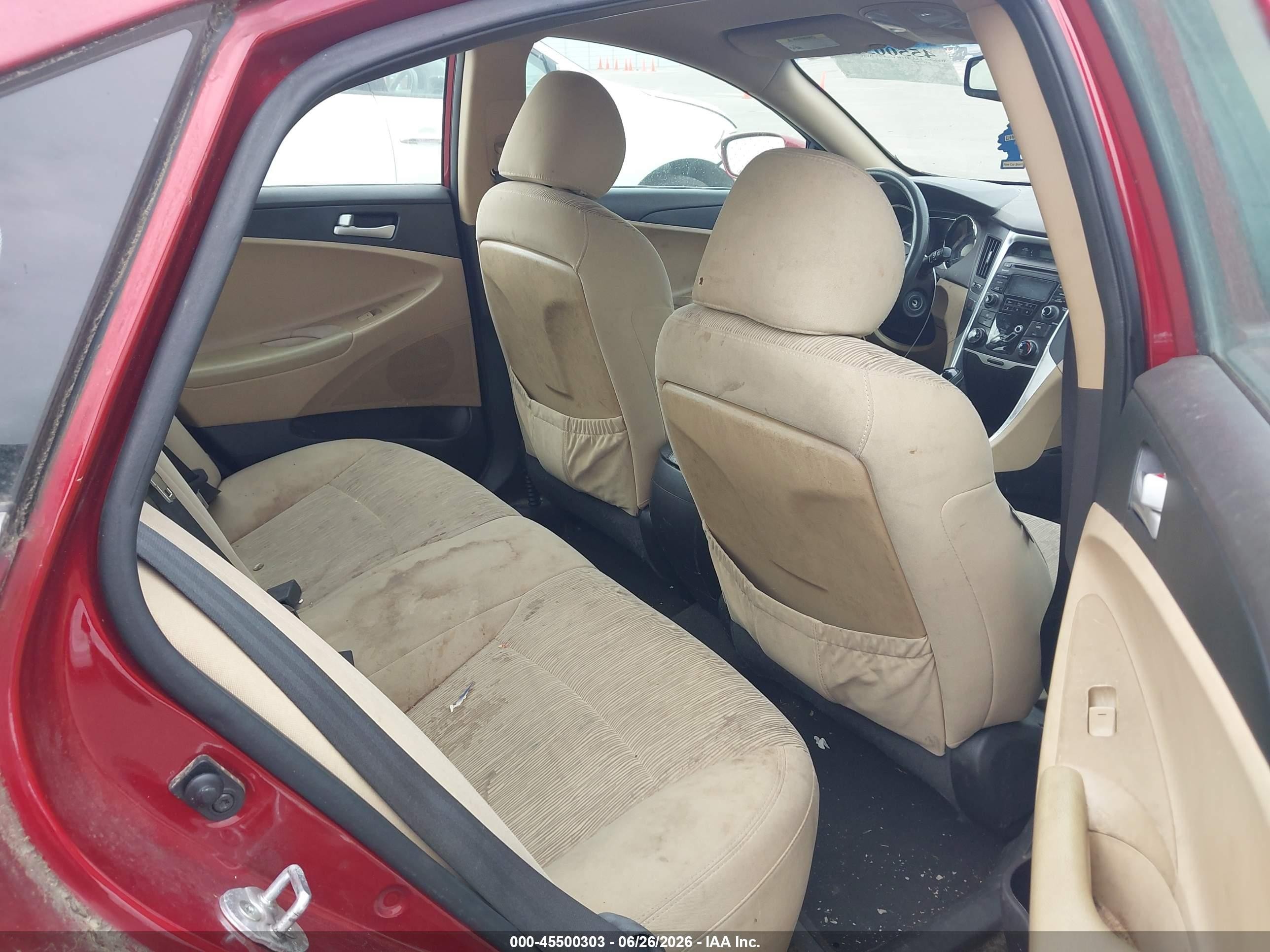 2013 Hyundai Sonata Gls Red vin: 5NPEB4AC2DH604321