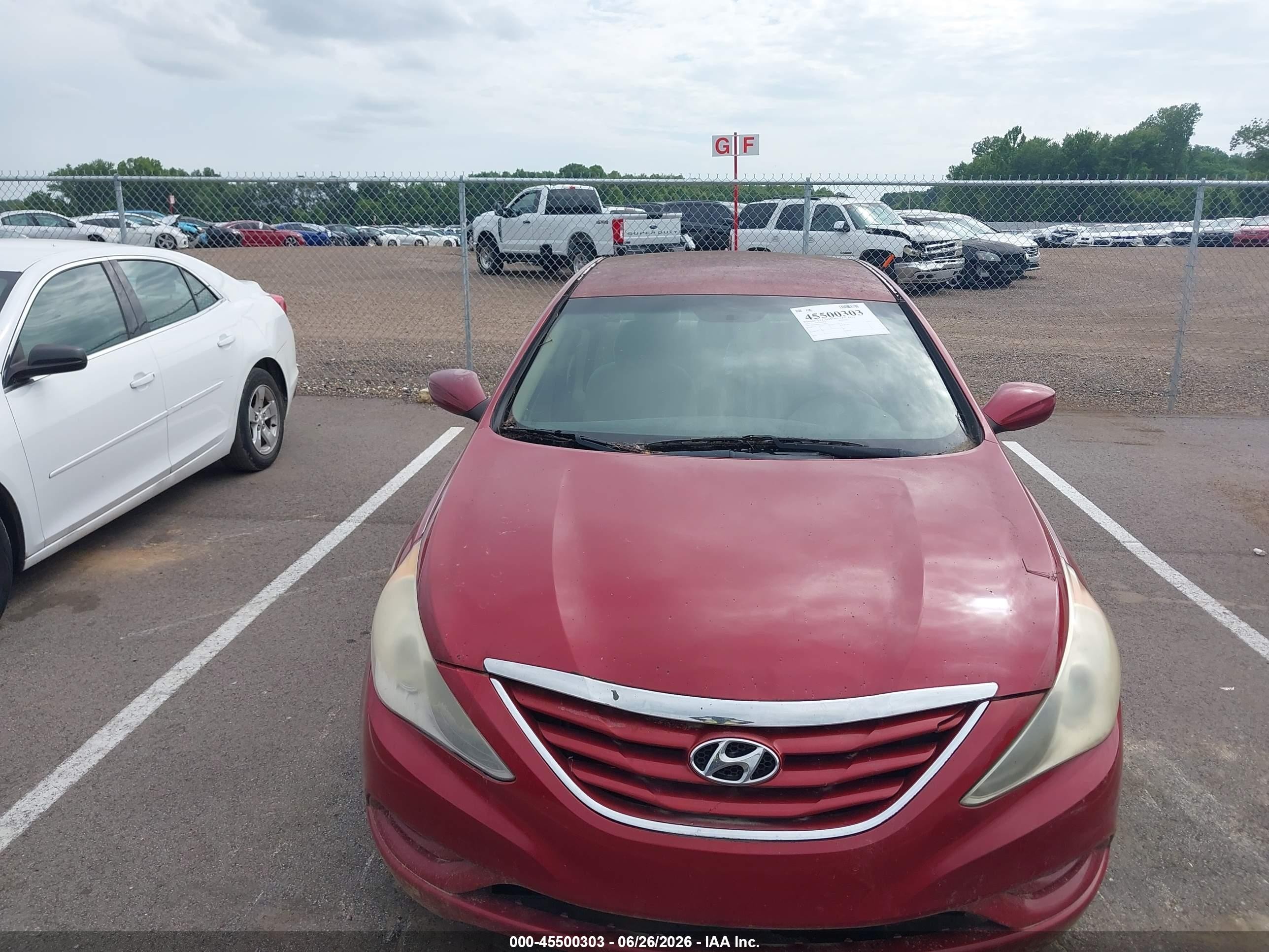 2013 Hyundai Sonata Gls Red vin: 5NPEB4AC2DH604321