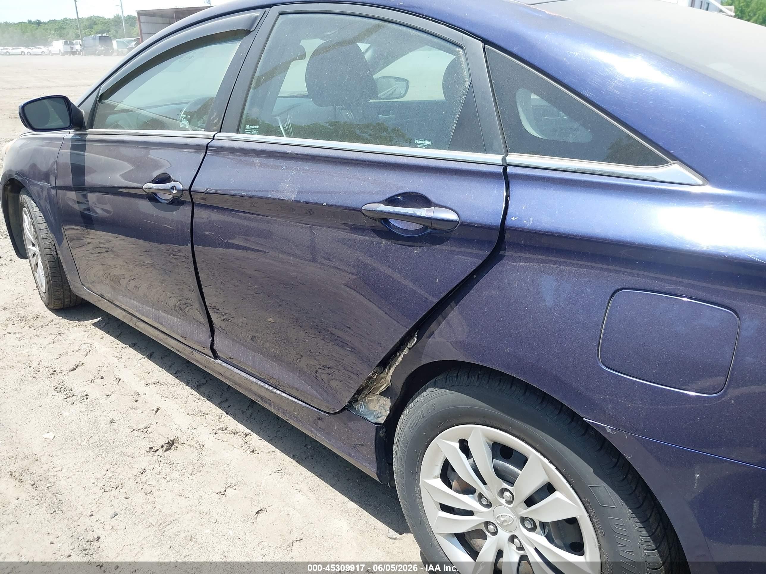 2013 Hyundai Sonata Gls Синий vin: 5NPEB4AC2DH605601