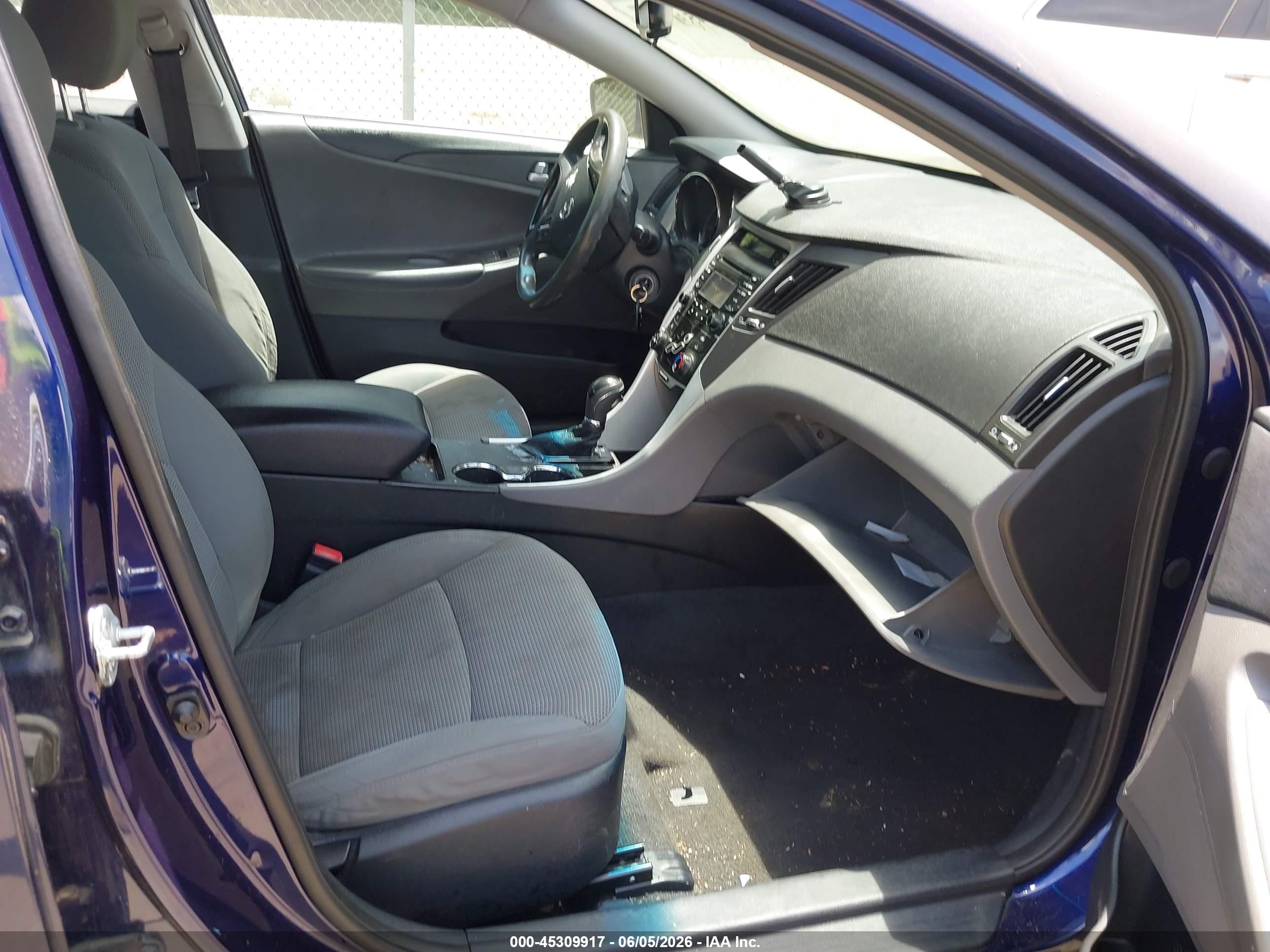 2013 Hyundai Sonata Gls Синий vin: 5NPEB4AC2DH605601