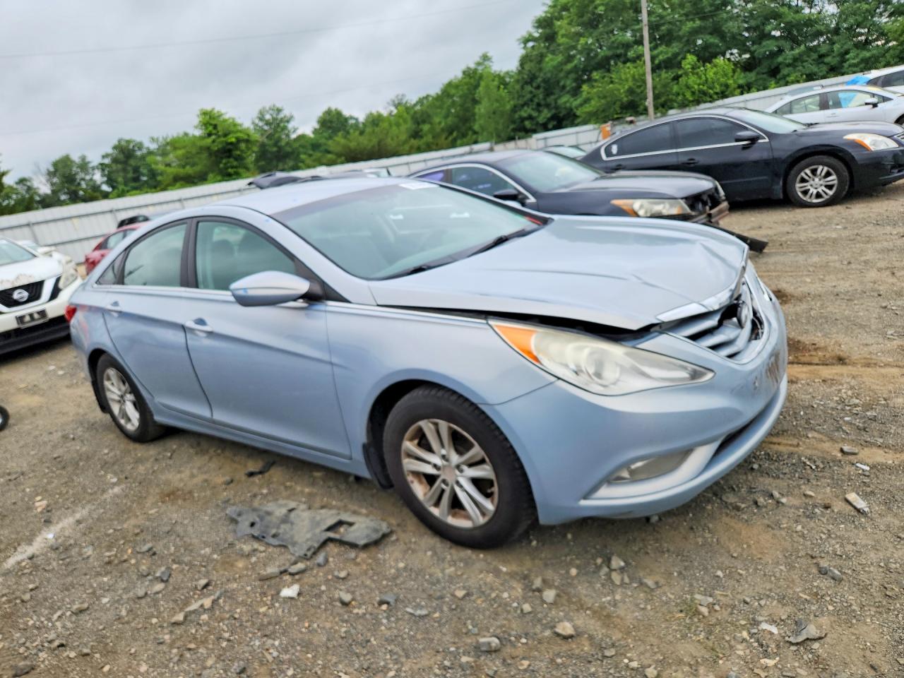 2013 Hyundai Sonata Gls Blue vin: 5NPEB4AC2DH610720