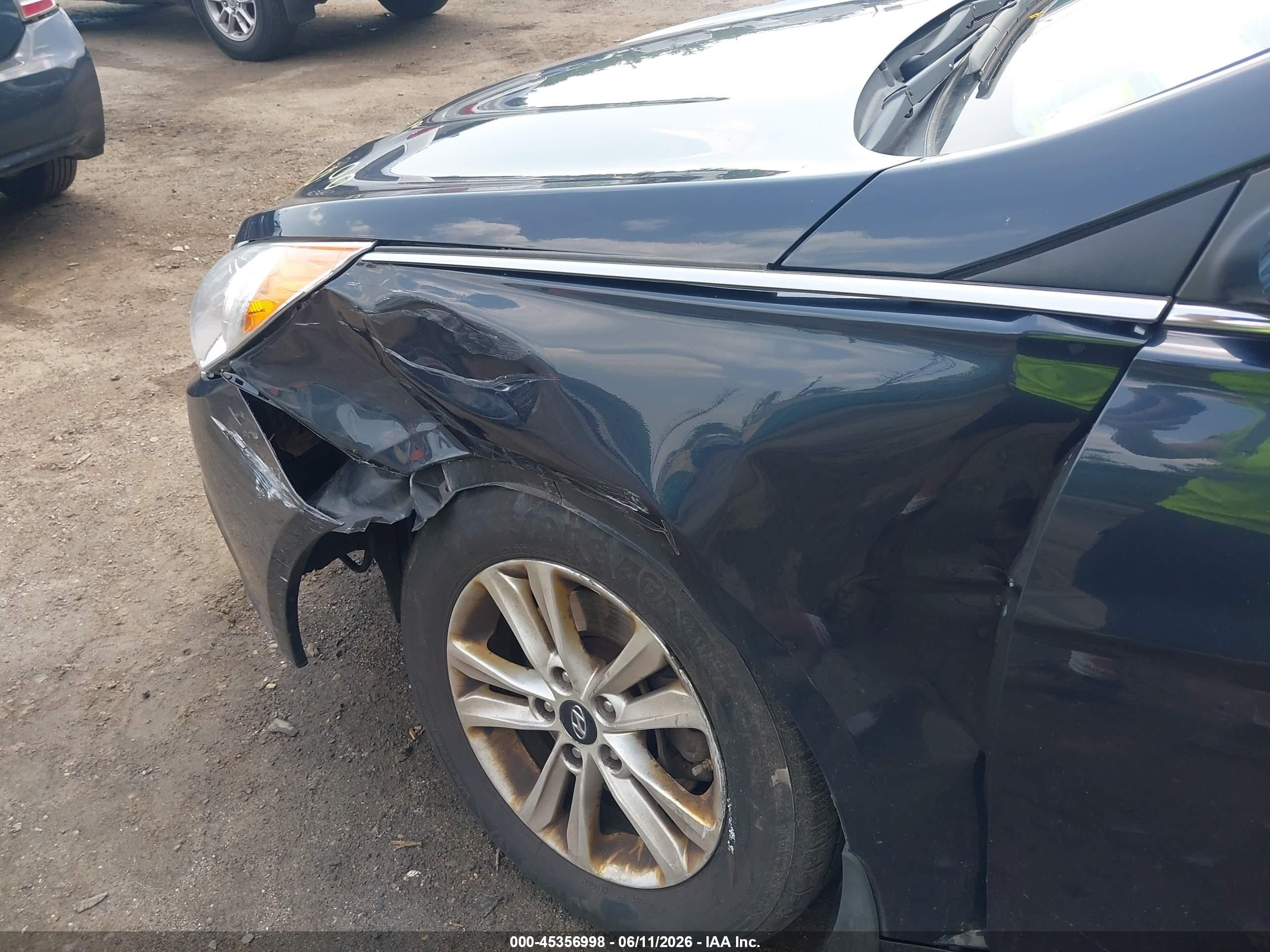 2013 Hyundai Sonata Gls Dark Blue vin: 5NPEB4AC2DH625136