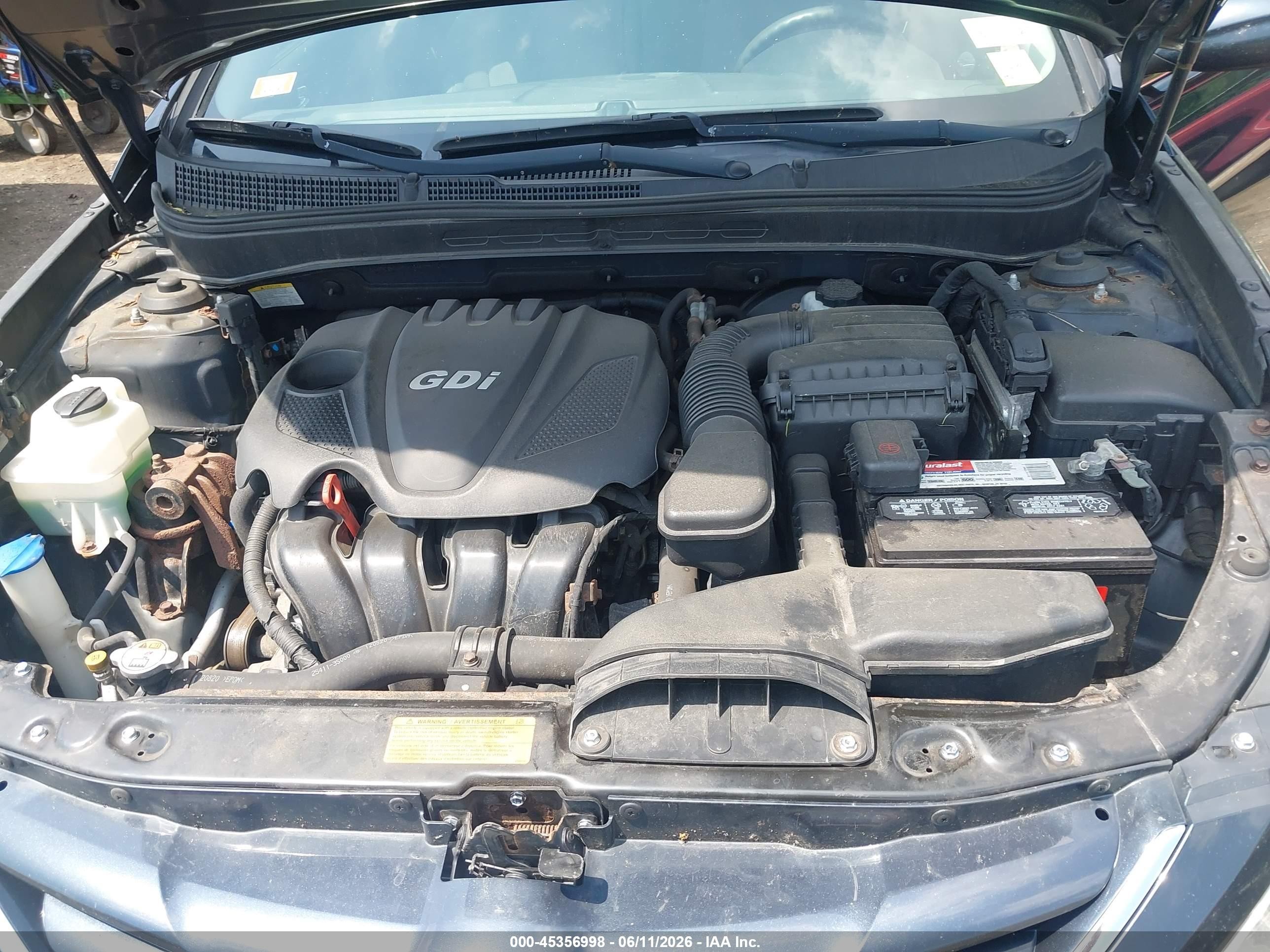 2013 Hyundai Sonata Gls Dark Blue vin: 5NPEB4AC2DH625136