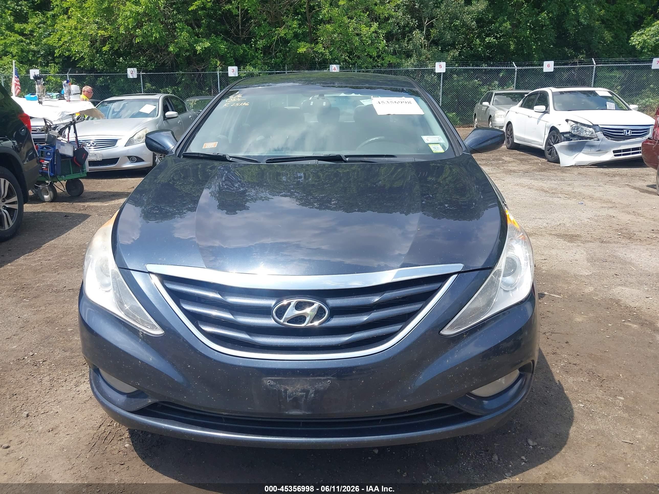 2013 Hyundai Sonata Gls Dark Blue vin: 5NPEB4AC2DH625136