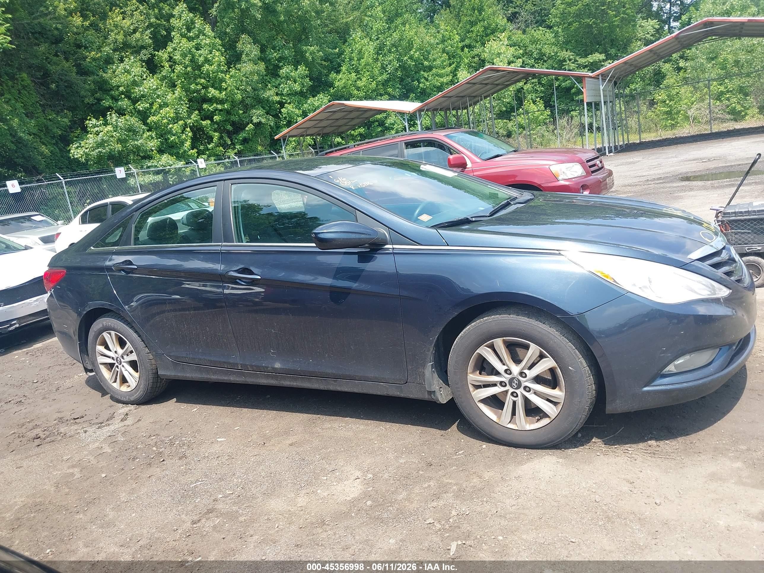 2013 Hyundai Sonata Gls Dark Blue vin: 5NPEB4AC2DH625136