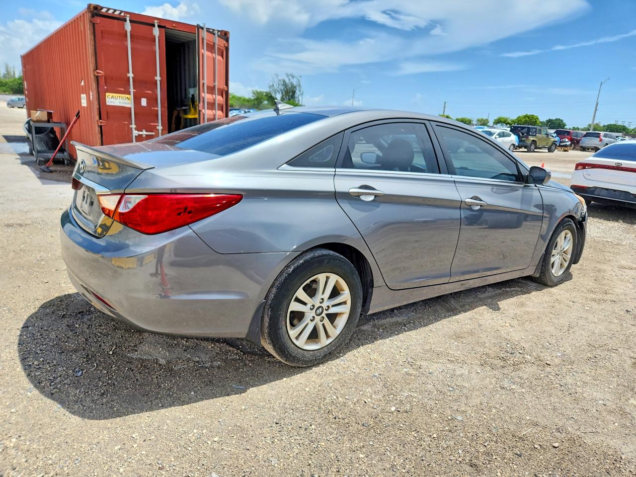 2013 Hyundai Sonata Gls Gray vin: 5NPEB4AC2DH633799