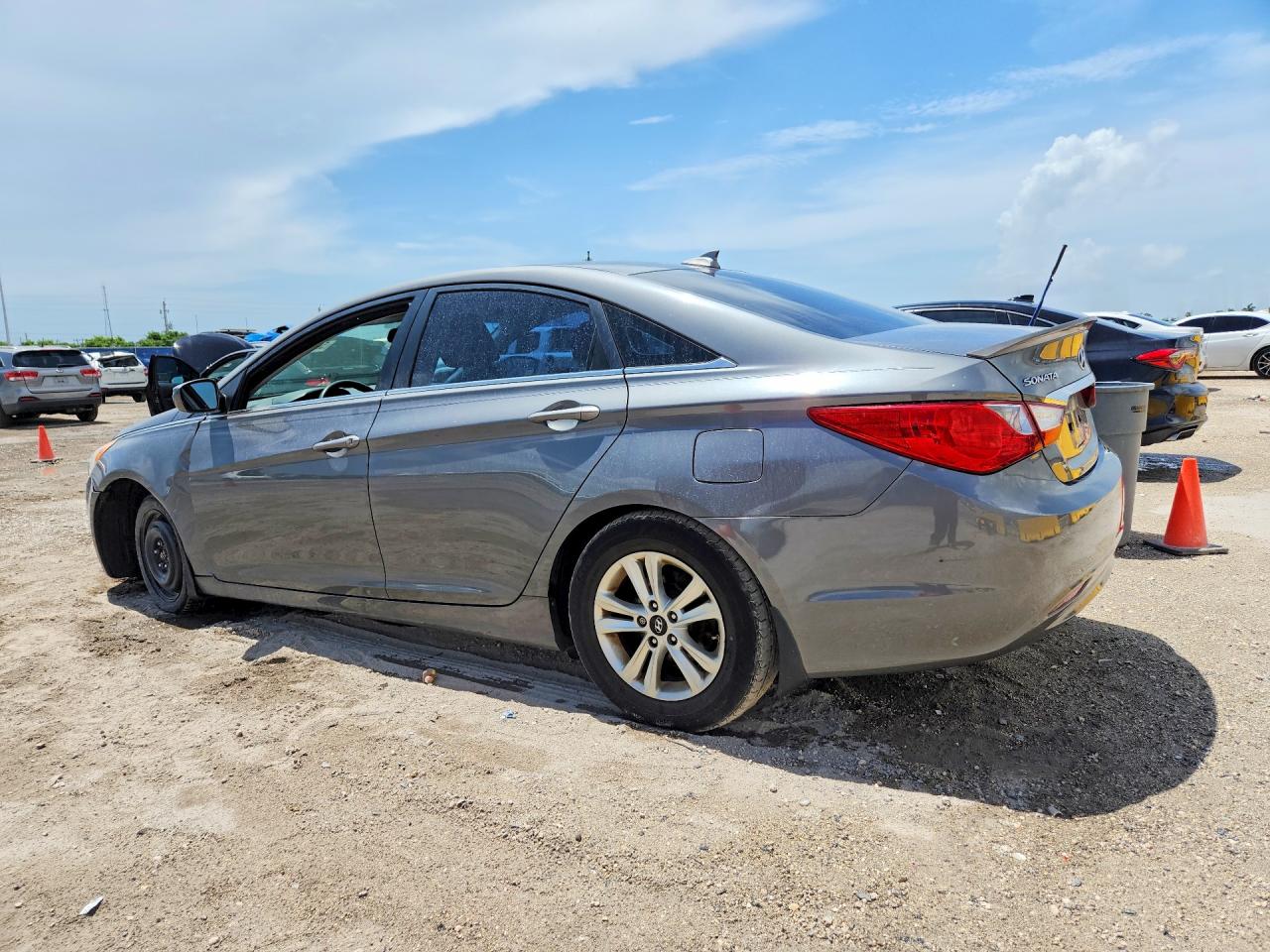 2013 Hyundai Sonata Gls Gray vin: 5NPEB4AC2DH633799