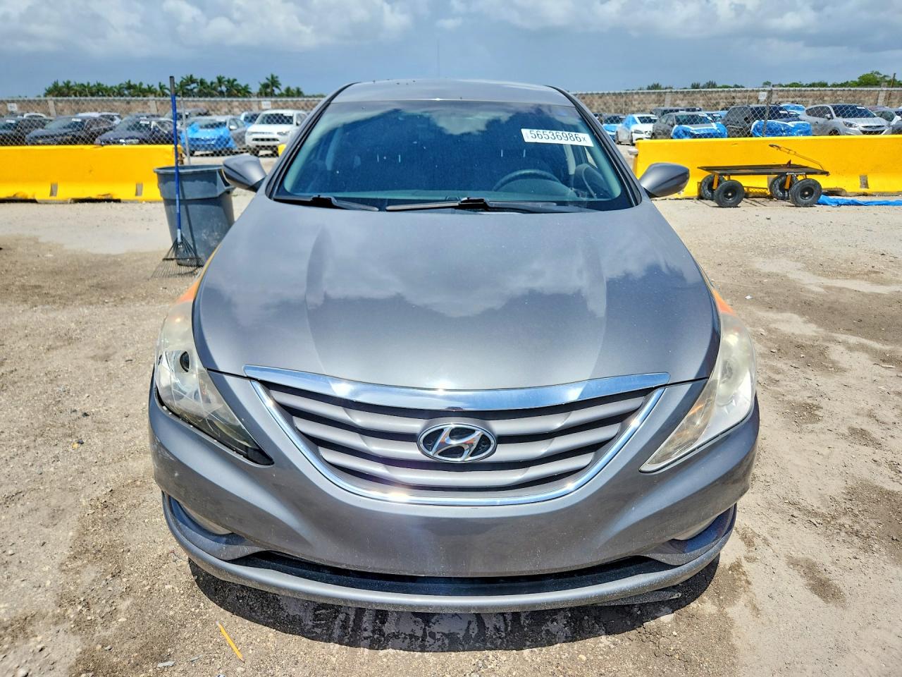 2013 Hyundai Sonata Gls Gray vin: 5NPEB4AC2DH633799