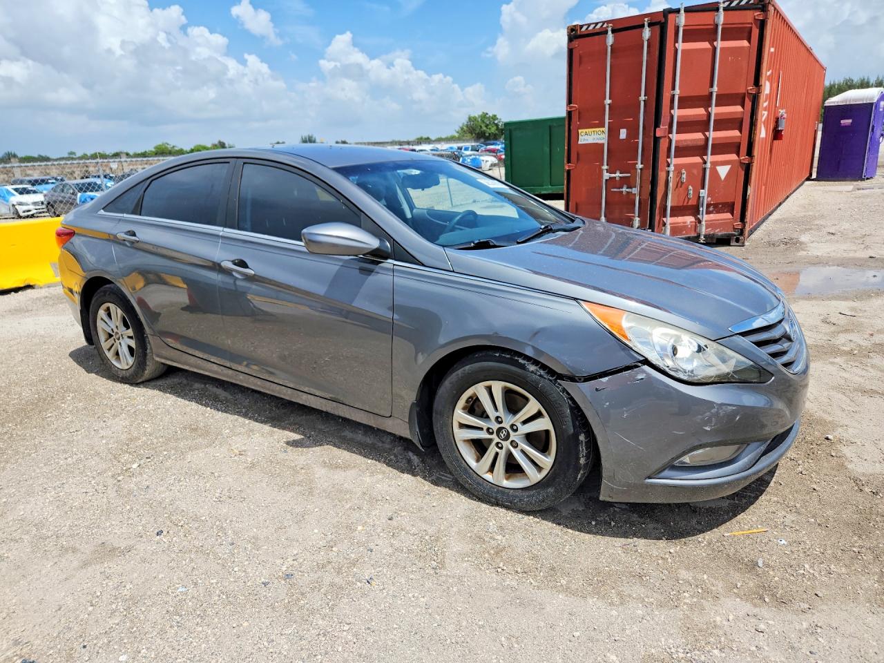 2013 Hyundai Sonata Gls Gray vin: 5NPEB4AC2DH633799