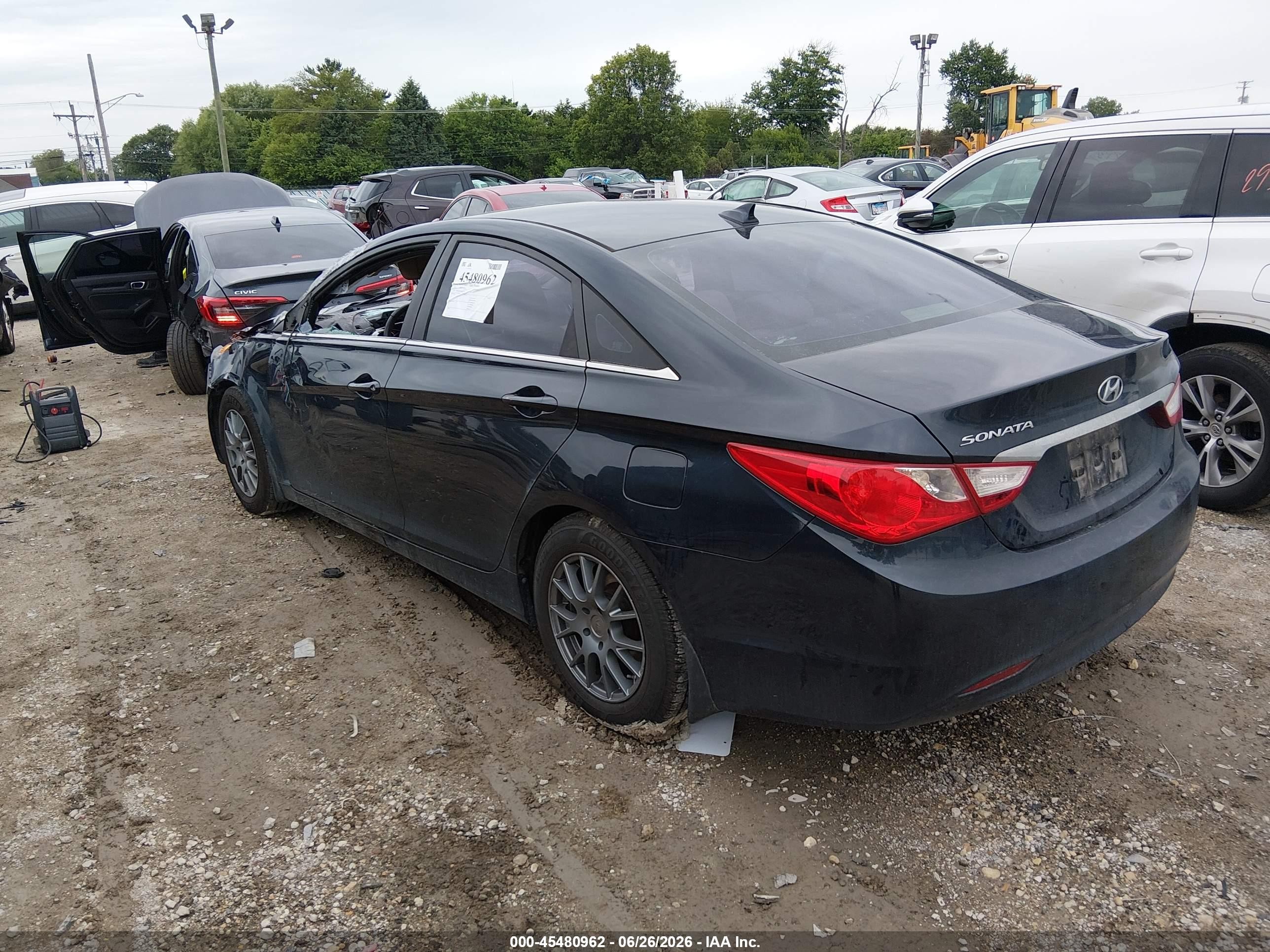 2013 Hyundai Sonata Gls Black vin: 5NPEB4AC2DH637352
