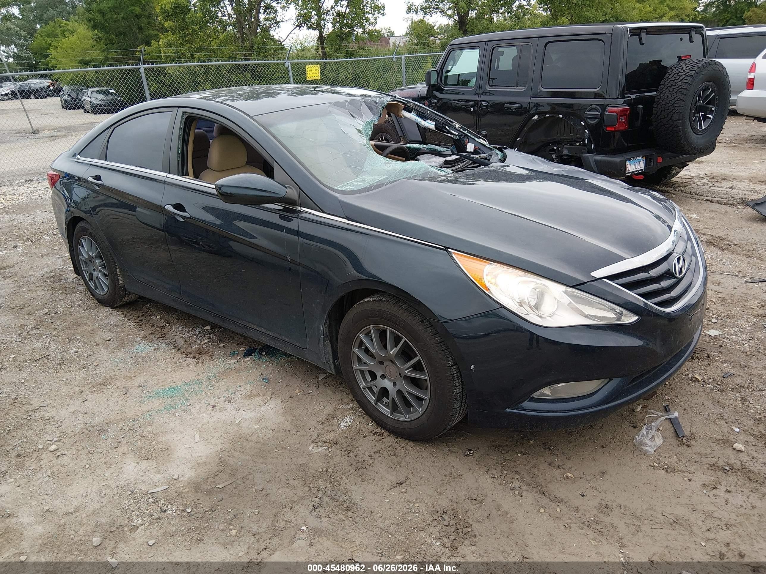 2013 Hyundai Sonata Gls Black vin: 5NPEB4AC2DH637352