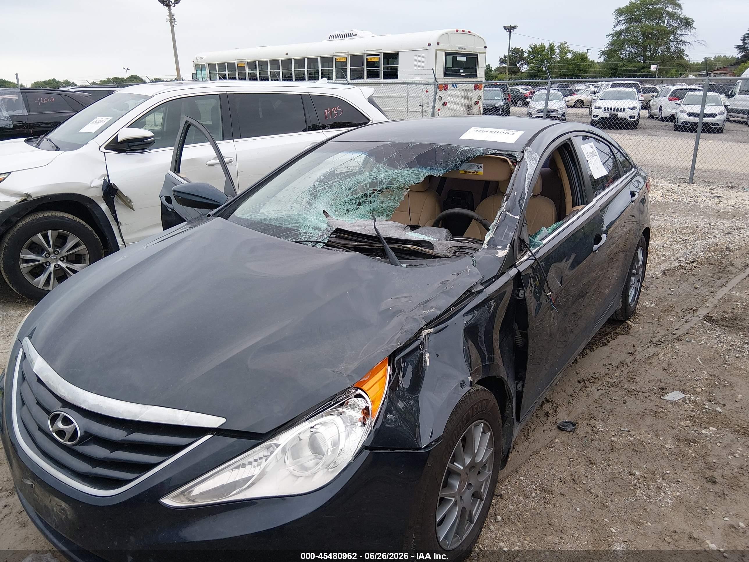 2013 Hyundai Sonata Gls Black vin: 5NPEB4AC2DH637352