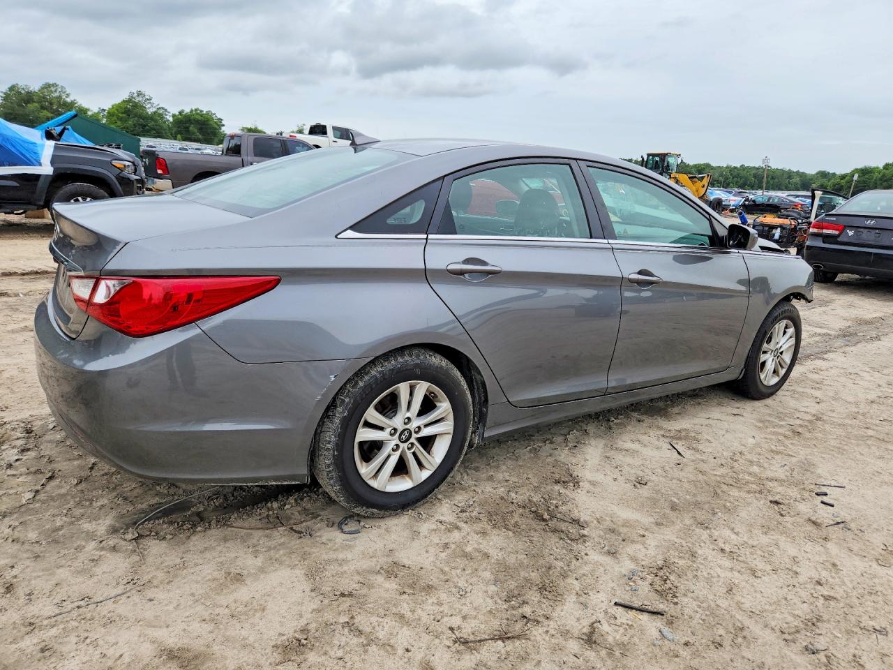 2013 Hyundai Sonata Gls Gray vin: 5NPEB4AC2DH640199