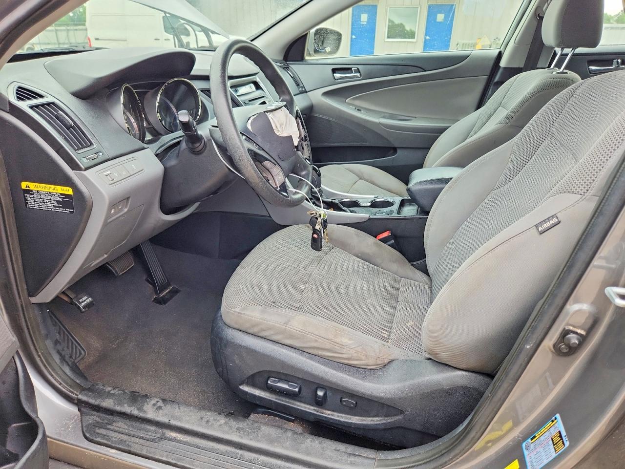 2013 Hyundai Sonata Gls Gray vin: 5NPEB4AC2DH640199