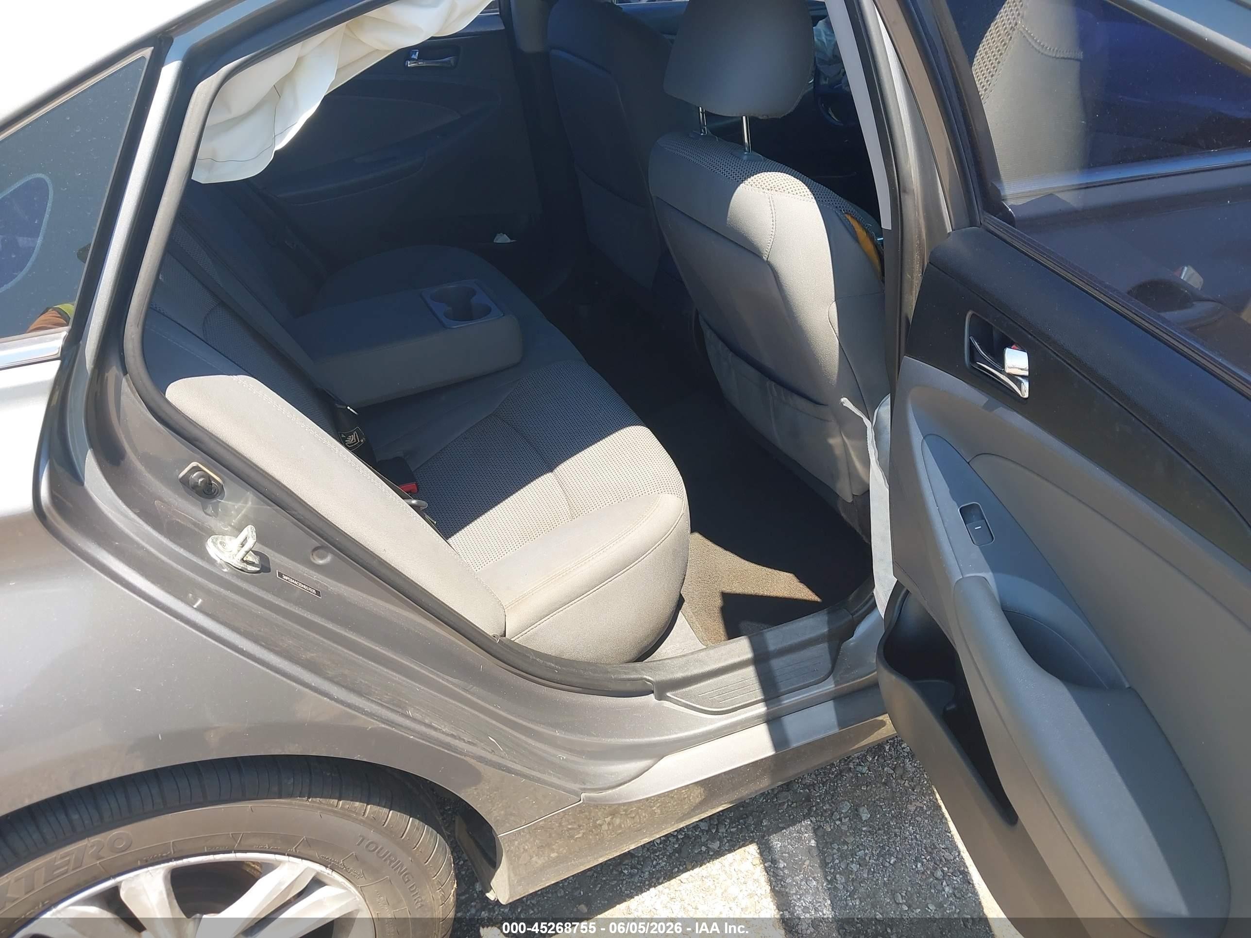 2013 Hyundai Sonata Gls Gray vin: 5NPEB4AC2DH657035
