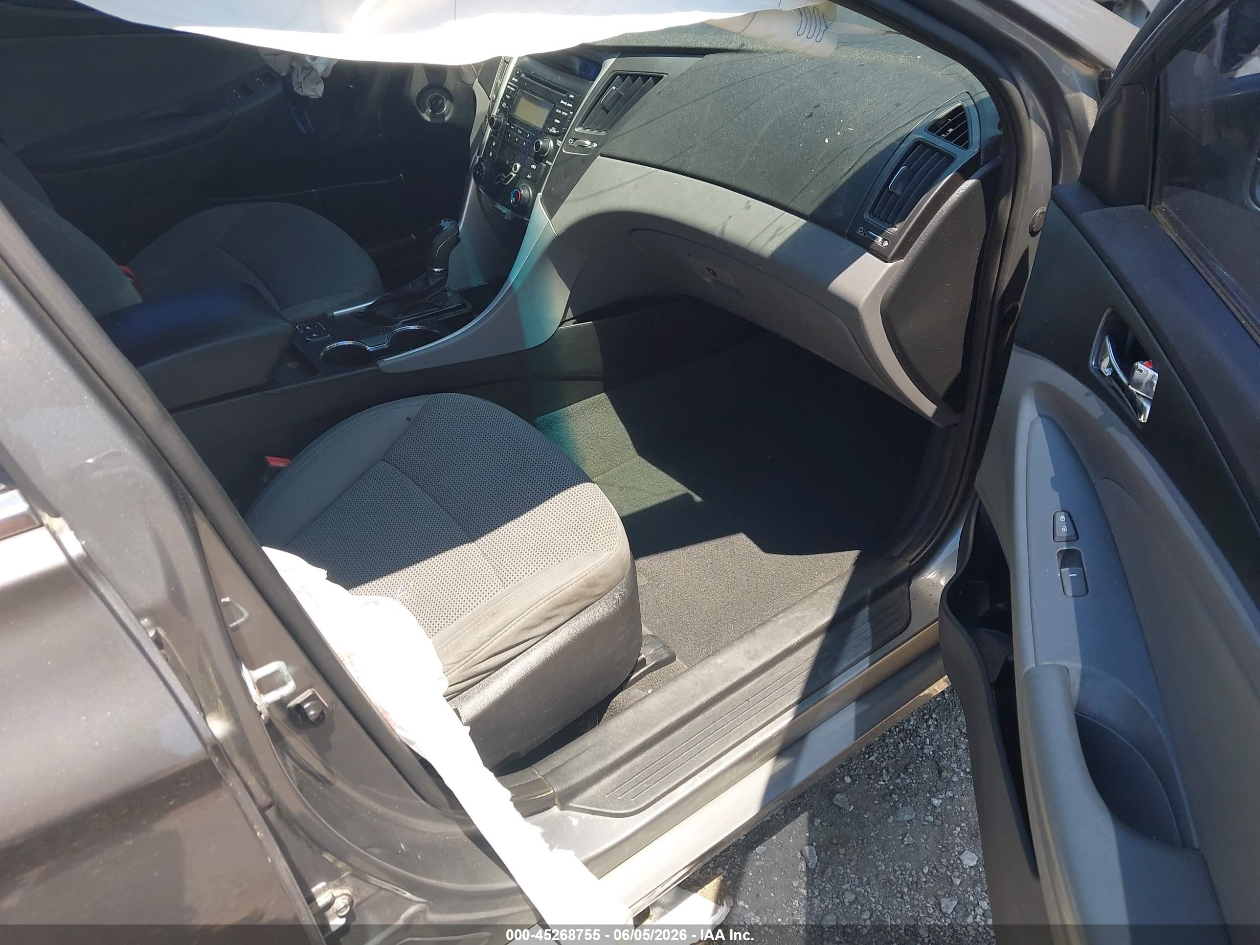 2013 Hyundai Sonata Gls Gray vin: 5NPEB4AC2DH657035
