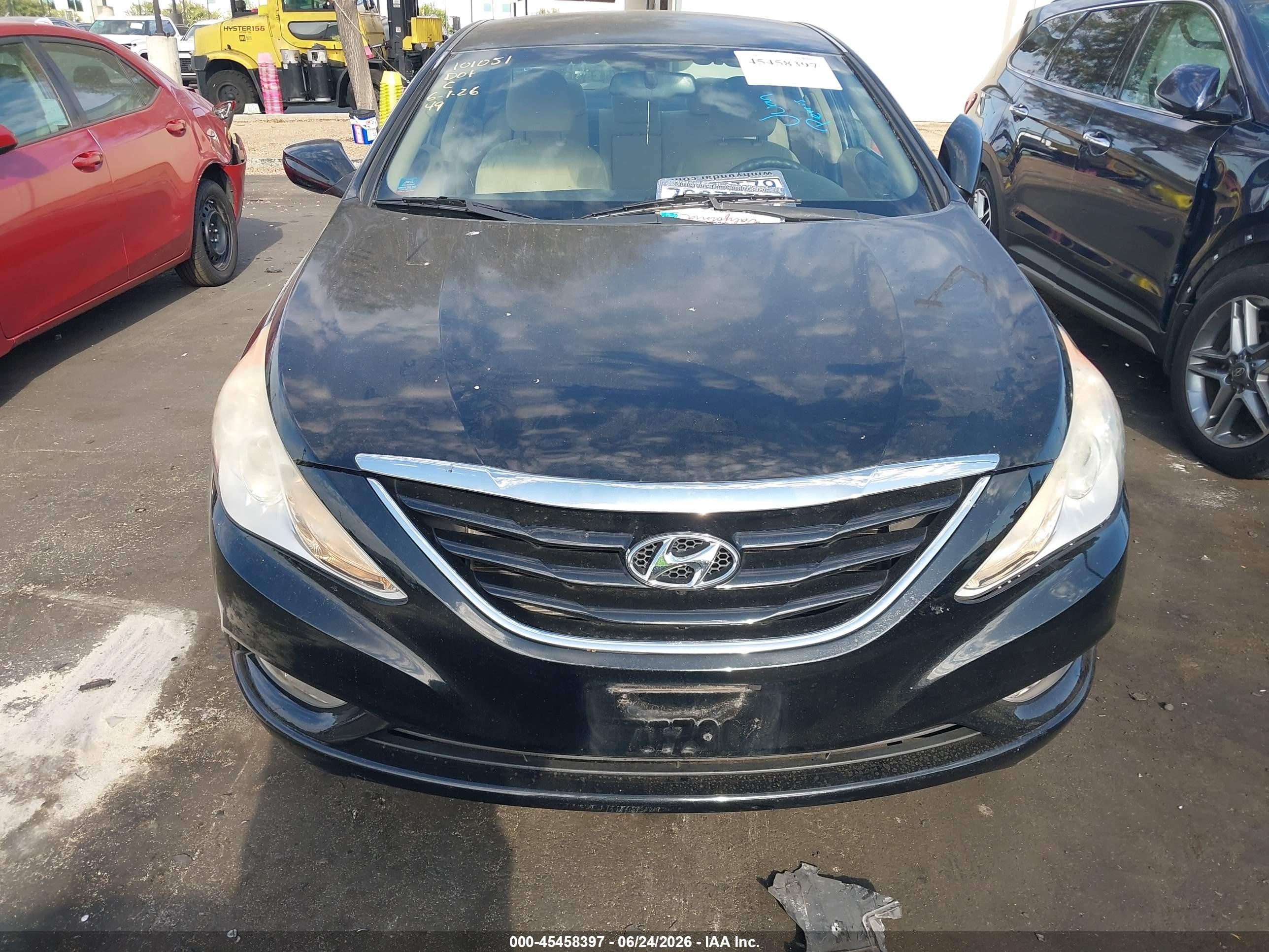 2013 Hyundai Sonata Gls Black vin: 5NPEB4AC2DH661568