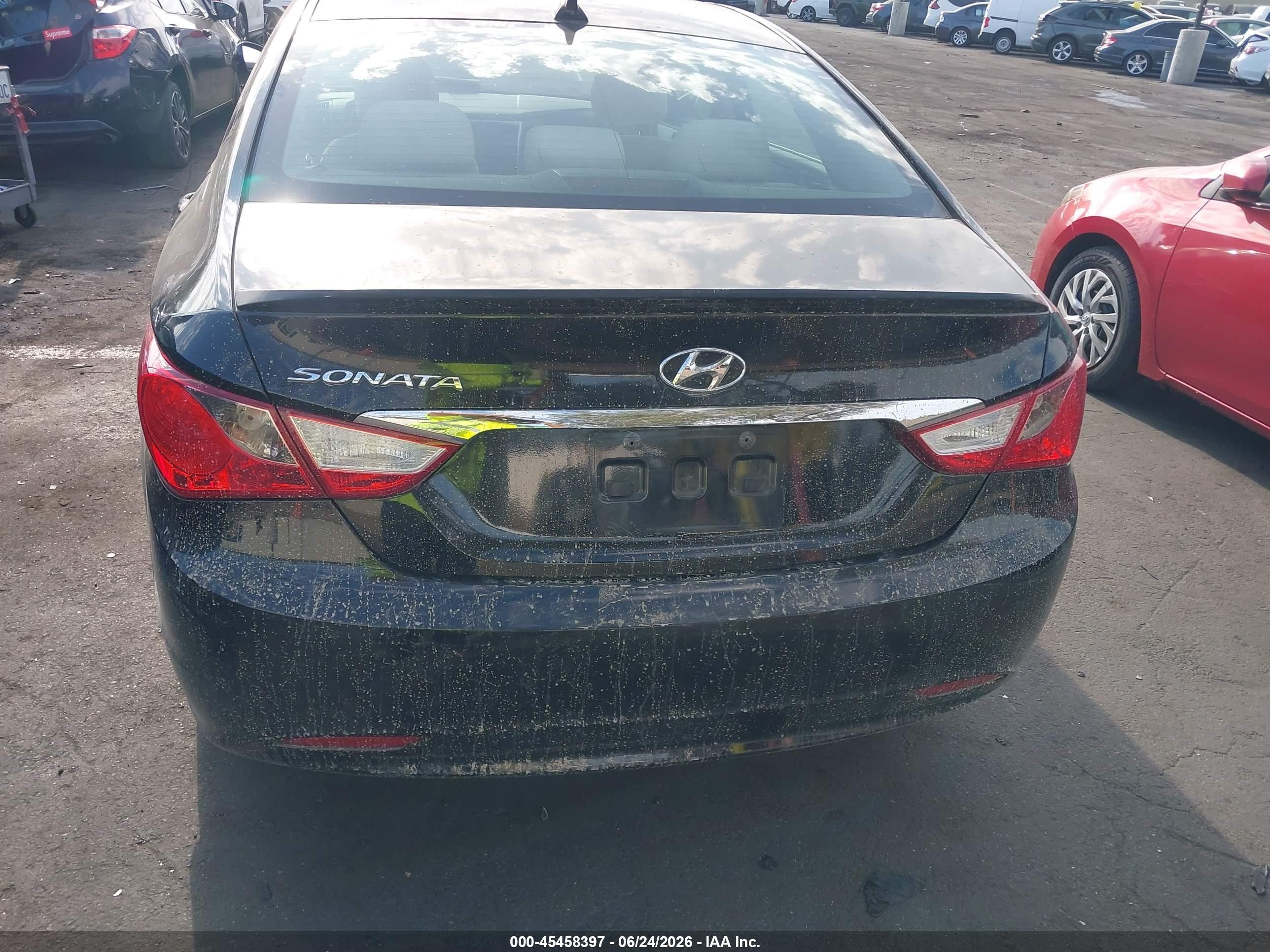 2013 Hyundai Sonata Gls Black vin: 5NPEB4AC2DH661568