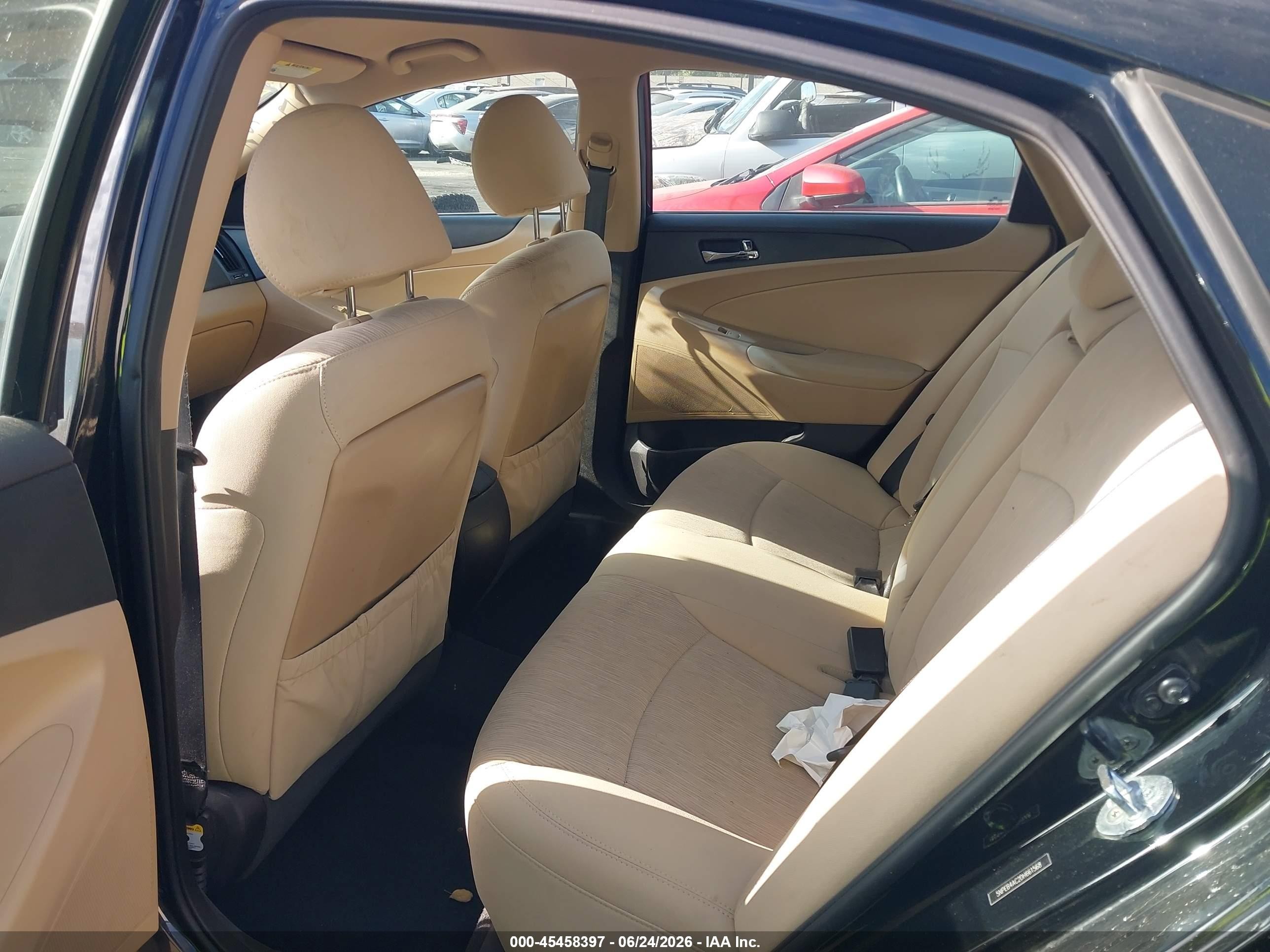 2013 Hyundai Sonata Gls Black vin: 5NPEB4AC2DH661568